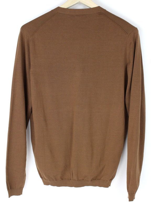 Suitsupply LARGE Long Sleeve Button-Up Sweater V-Neck Jumper 33066 Size US L / EU 52-54 / 3 - 2 Thumbnail