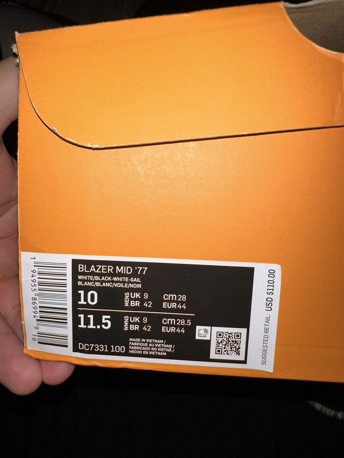 Nike Blazer Mid ‘77 Size US 10 / EU 43 - 3 Thumbnail