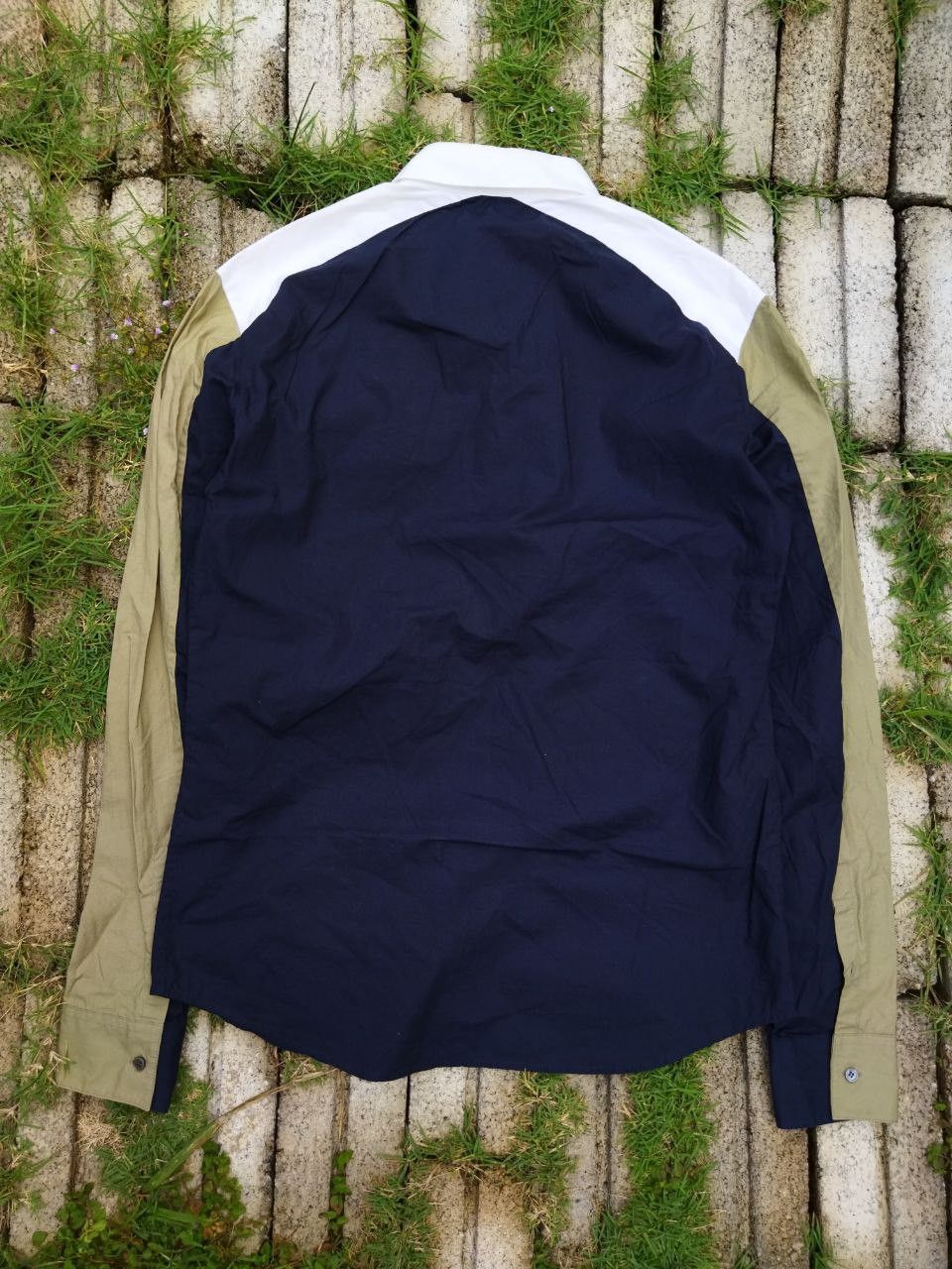 Wooyoungmi Wooyoungmi Paris 3 Tones Colourblock Button Shirt Size US M / EU 48-50 / 2 - 9 Thumbnail