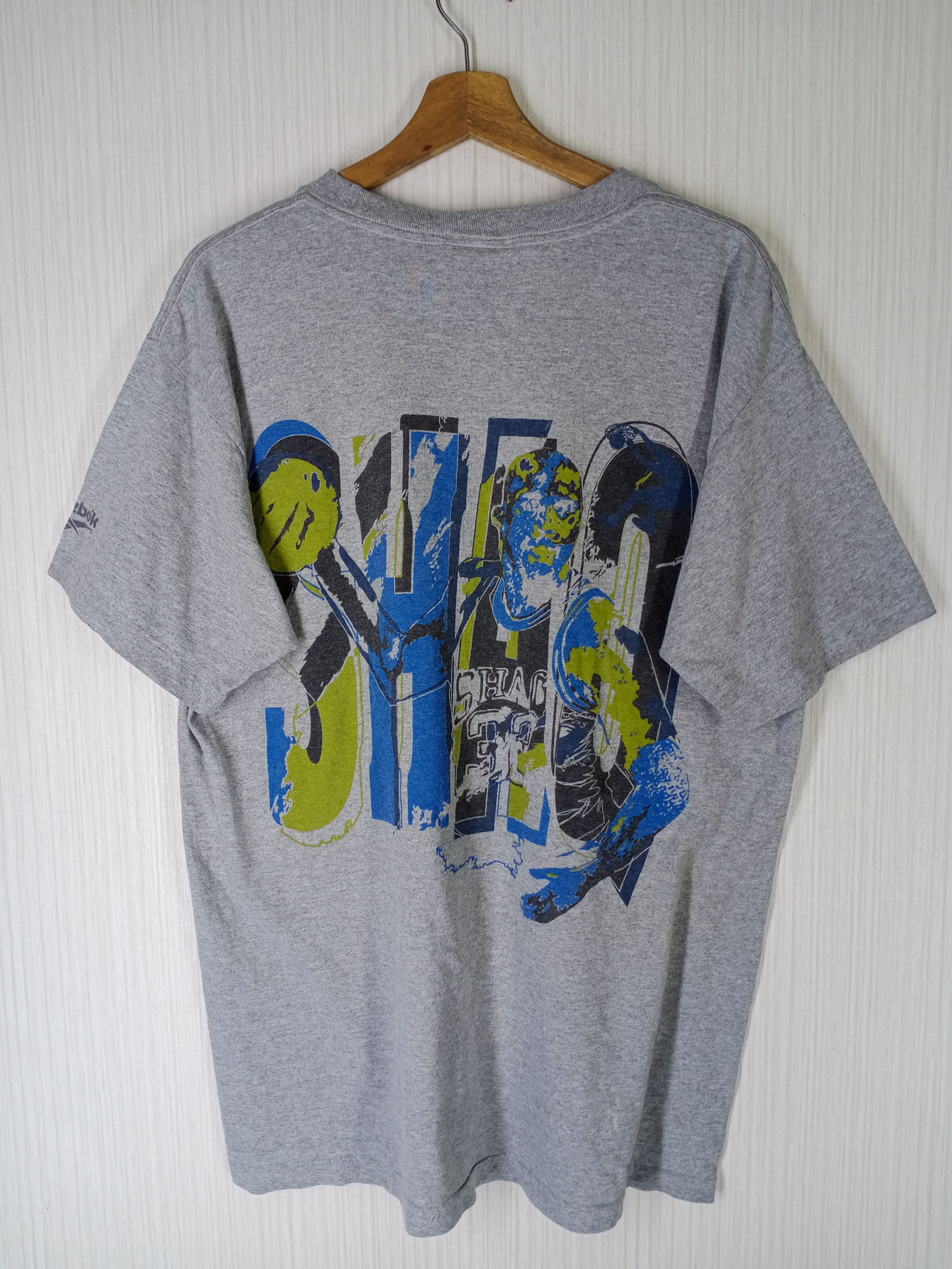 image of NBA x Reebok Vintage 90's Shaquille O'neal Reebox Tshirt in No Colour, Men's (Size Large)