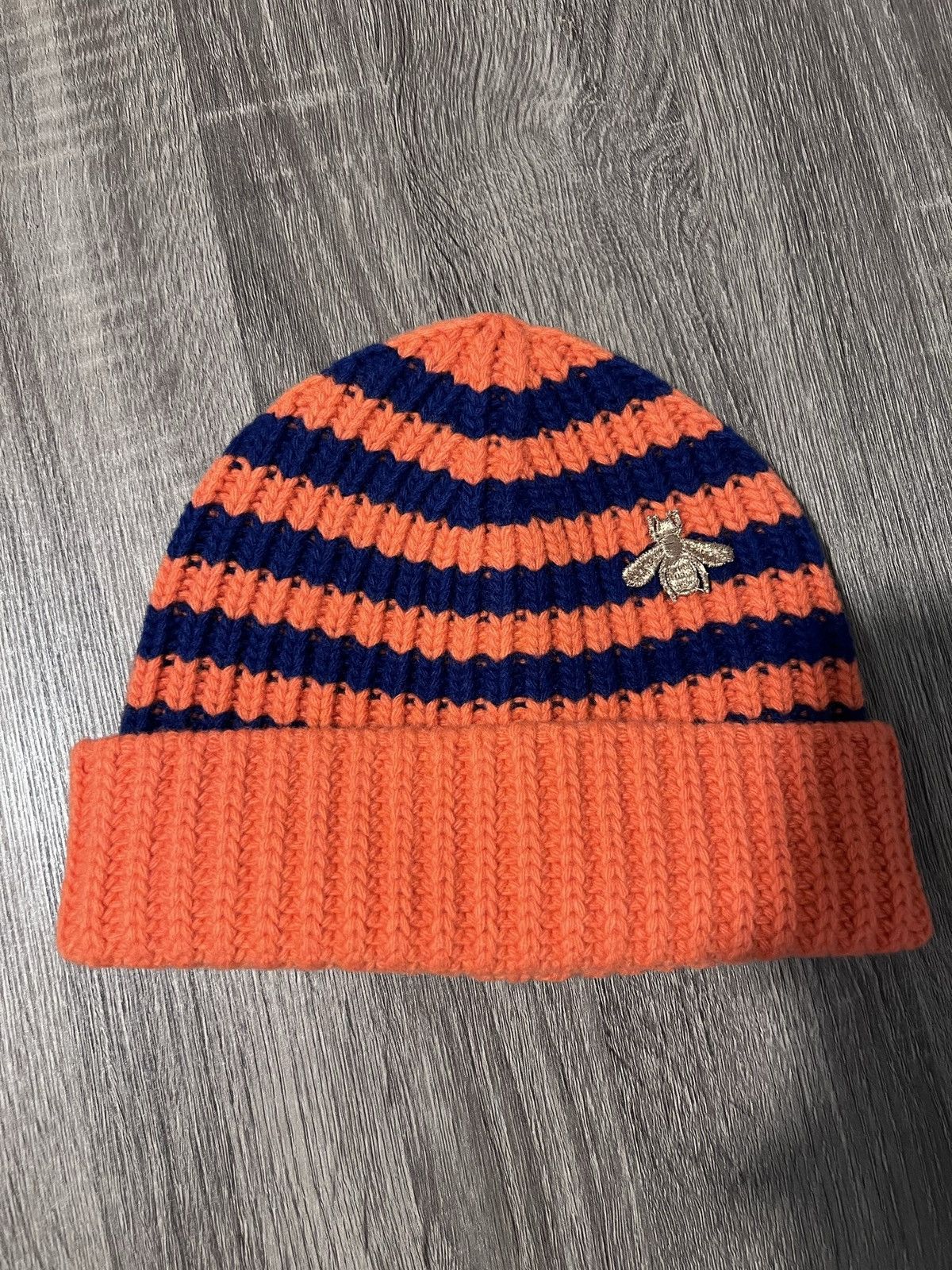 Gucci Orange Bee outlet Beanie