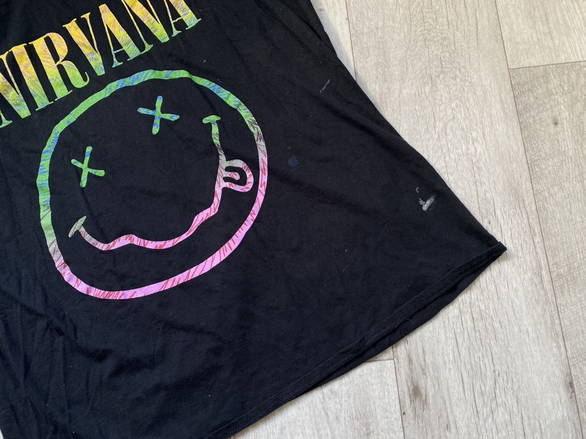 Band Tees AMAZING NIRVANA MULTICOLOR LOGO BAND T SHIRT Size US XL / EU 56 / 4 - 3 Thumbnail
