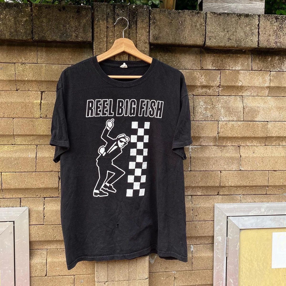 T-shirt Reel Big Fish 20th Anniversary - Taille M Femme, Graphique Rock Ska, Noir, Neuf Sans étiquette