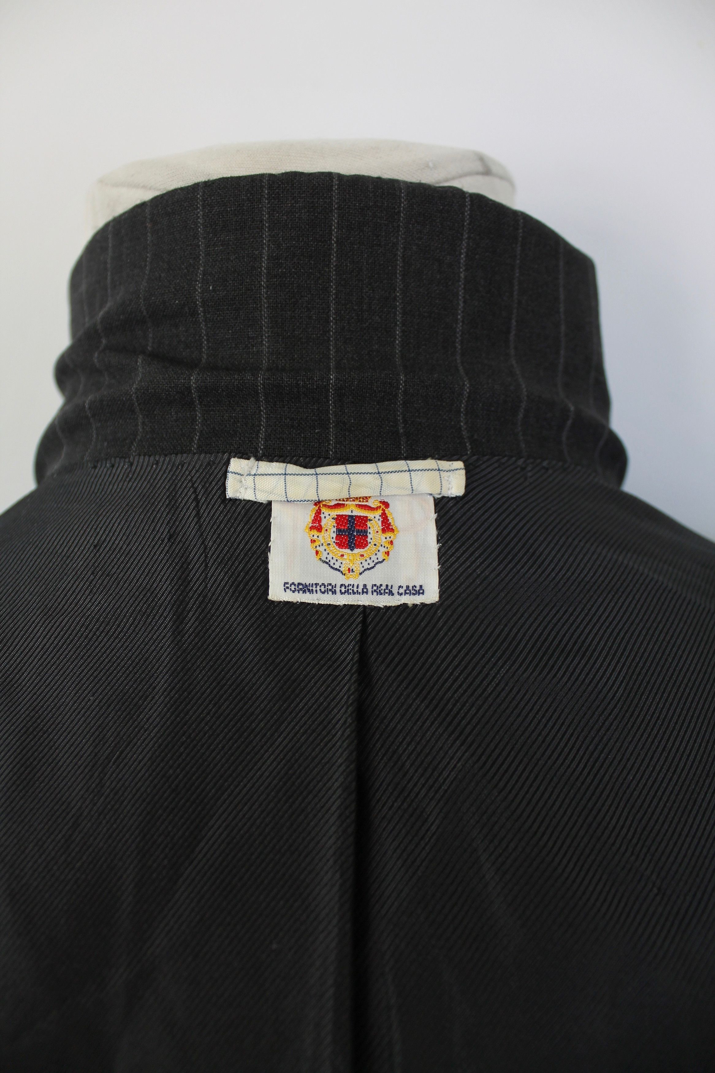 Luigi Borrelli Luigi Borelli Napoli Blazer B90 Striped Blazer 100% Wool Size 38R - 8 Thumbnail