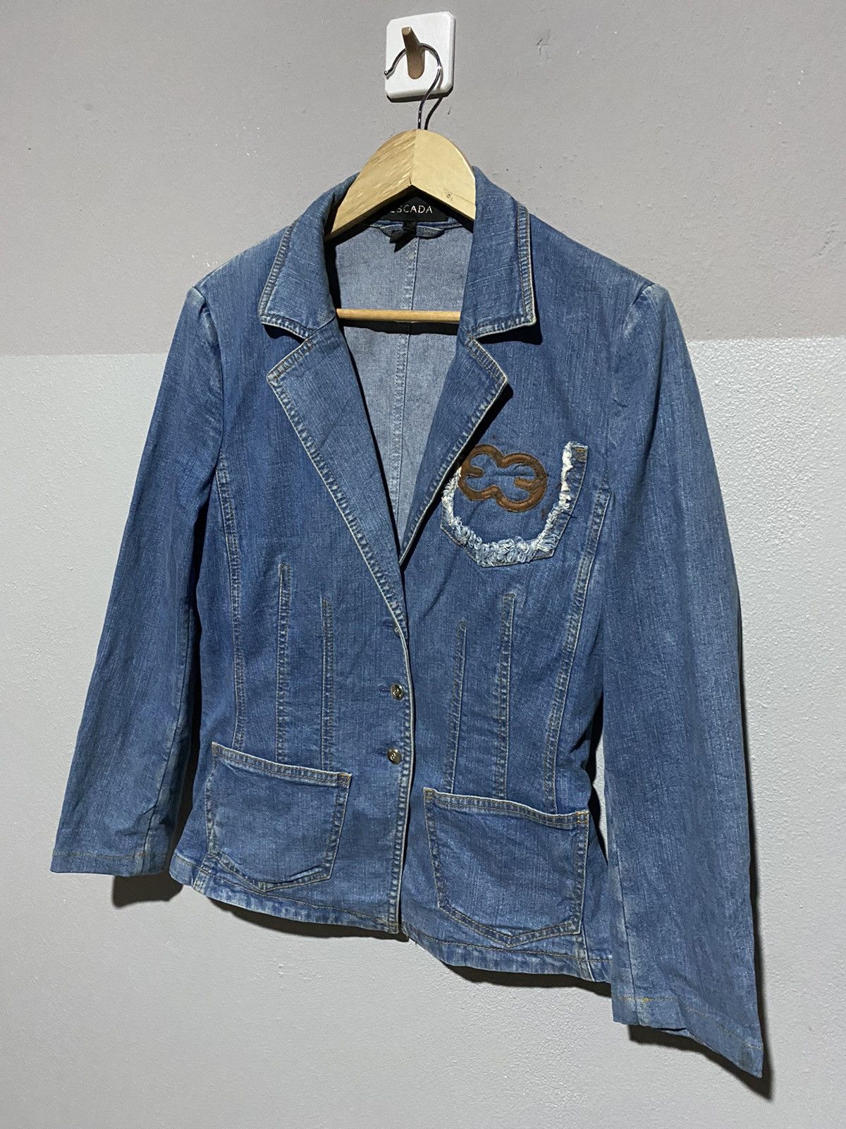 Escada × Escada Sport 🔥SALE🔥ESCADA DENIM JACKET STYLE Size M / US 6-8 / IT 42-44 - 3 Thumbnail