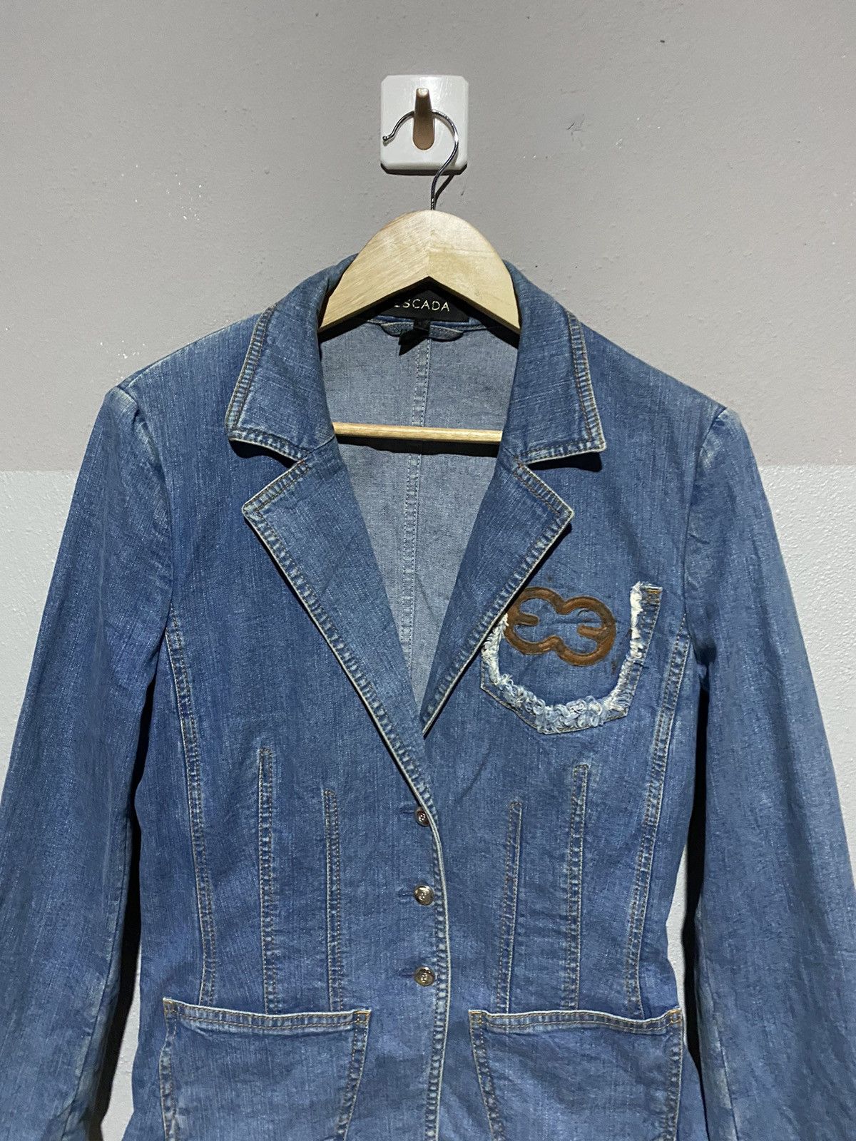 Escada × Escada Sport 🔥SALE🔥ESCADA DENIM JACKET STYLE Size M / US 6-8 / IT 42-44 - 4 Thumbnail