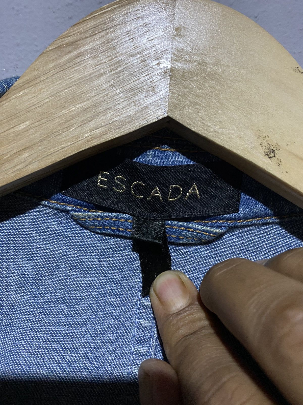 Escada × Escada Sport 🔥SALE🔥ESCADA DENIM JACKET STYLE Size M / US 6-8 / IT 42-44 - 6 Thumbnail