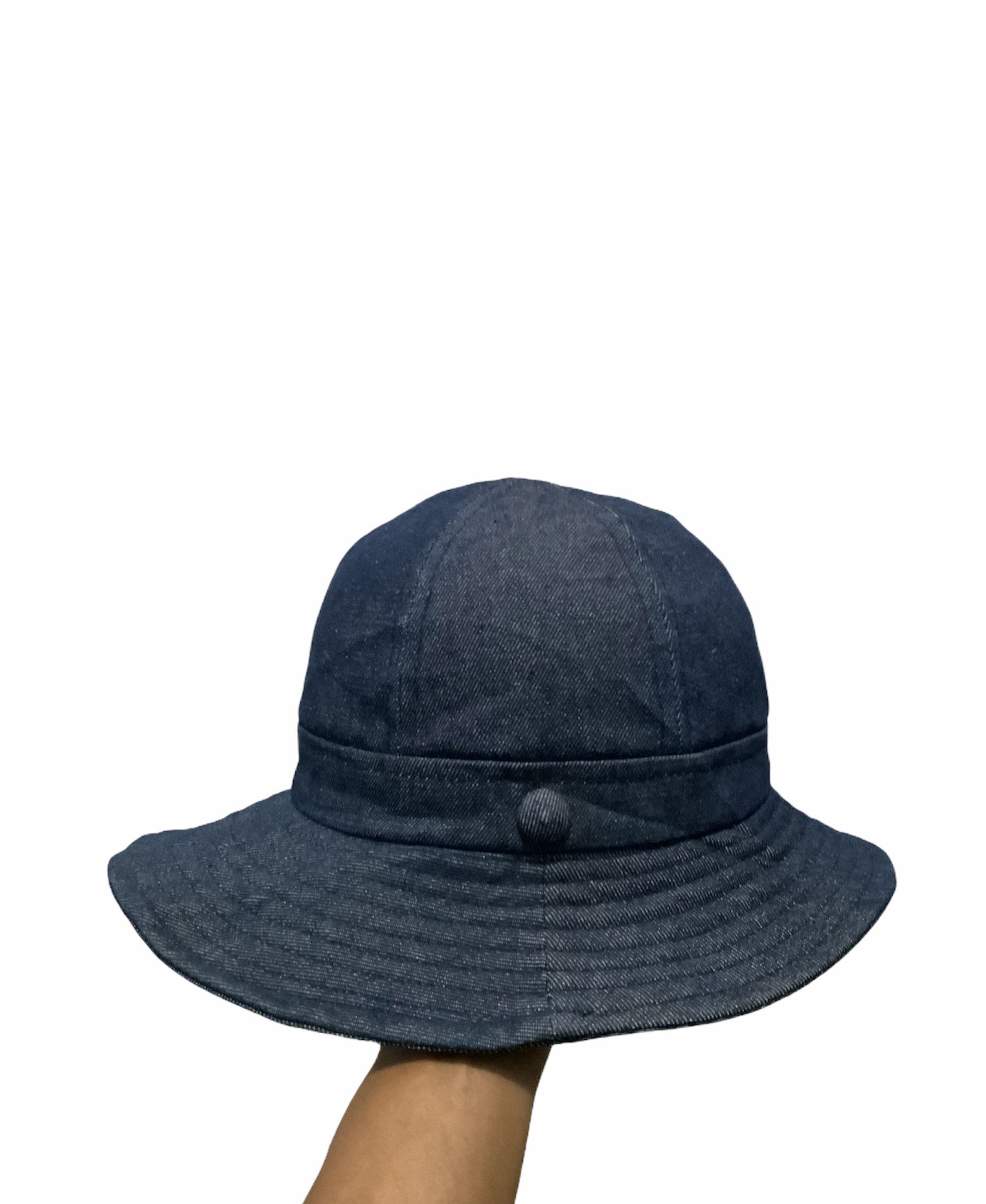 Japanese Brand Distressed Denim Jeans Bucket Hat Size ONE SIZE - 5 Thumbnail