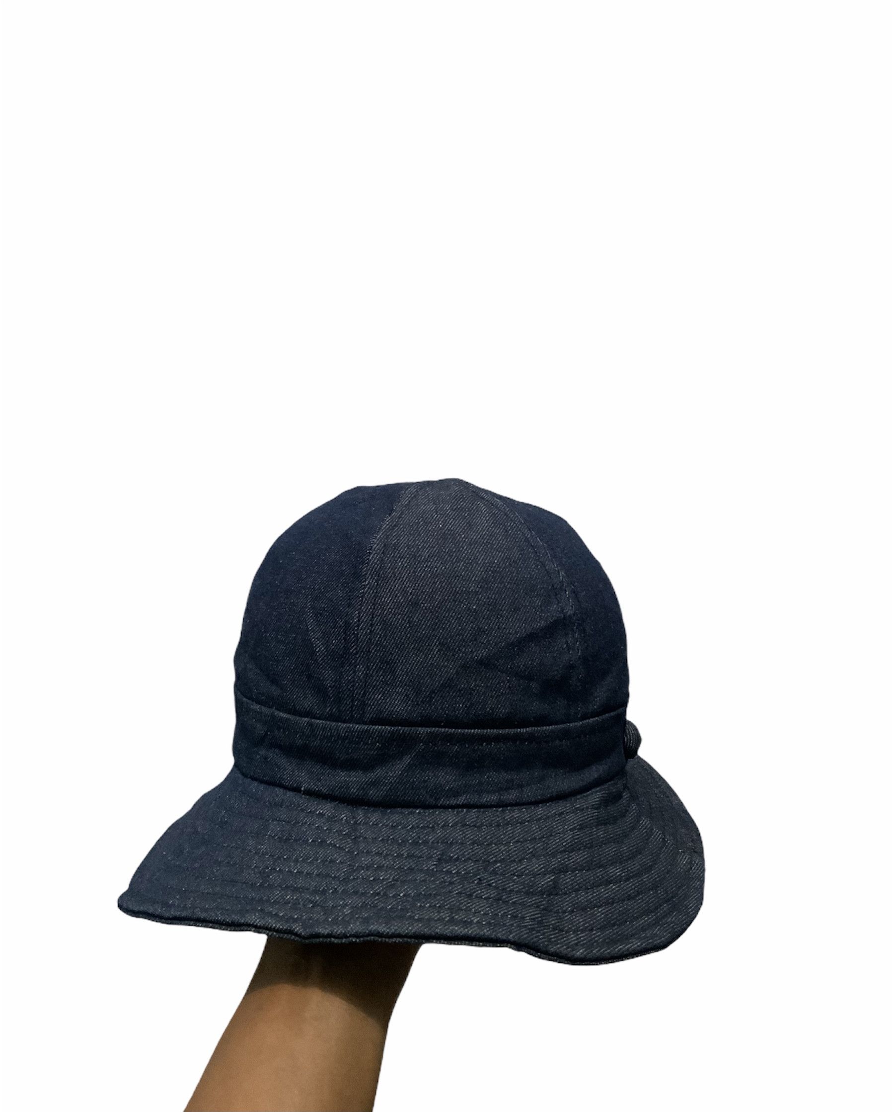 Japanese Brand Distressed Denim Jeans Bucket Hat Size ONE SIZE - 2 Thumbnail