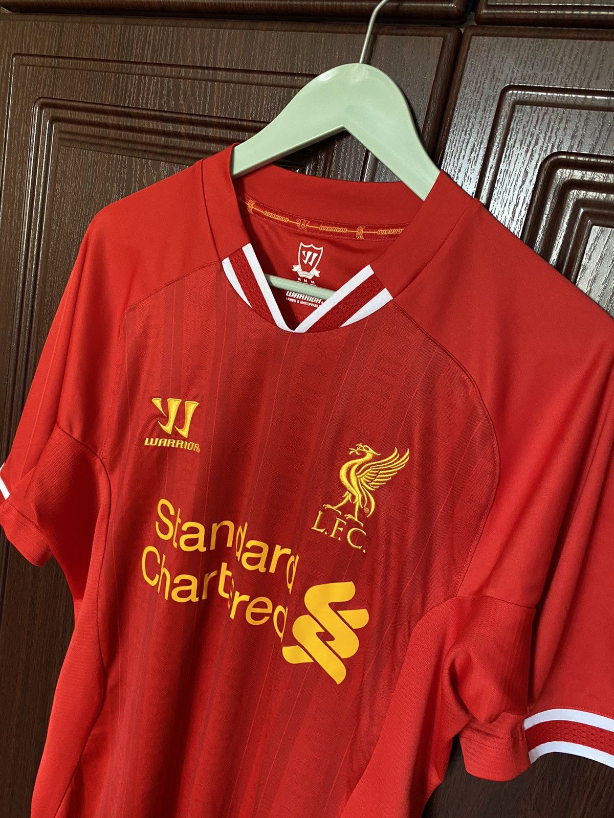 Warrior Liverpool 2013 2014 Soccer Jersey PSG Arsenal United Milan Size US M / EU 48-50 / 2 - 2 Thumbnail
