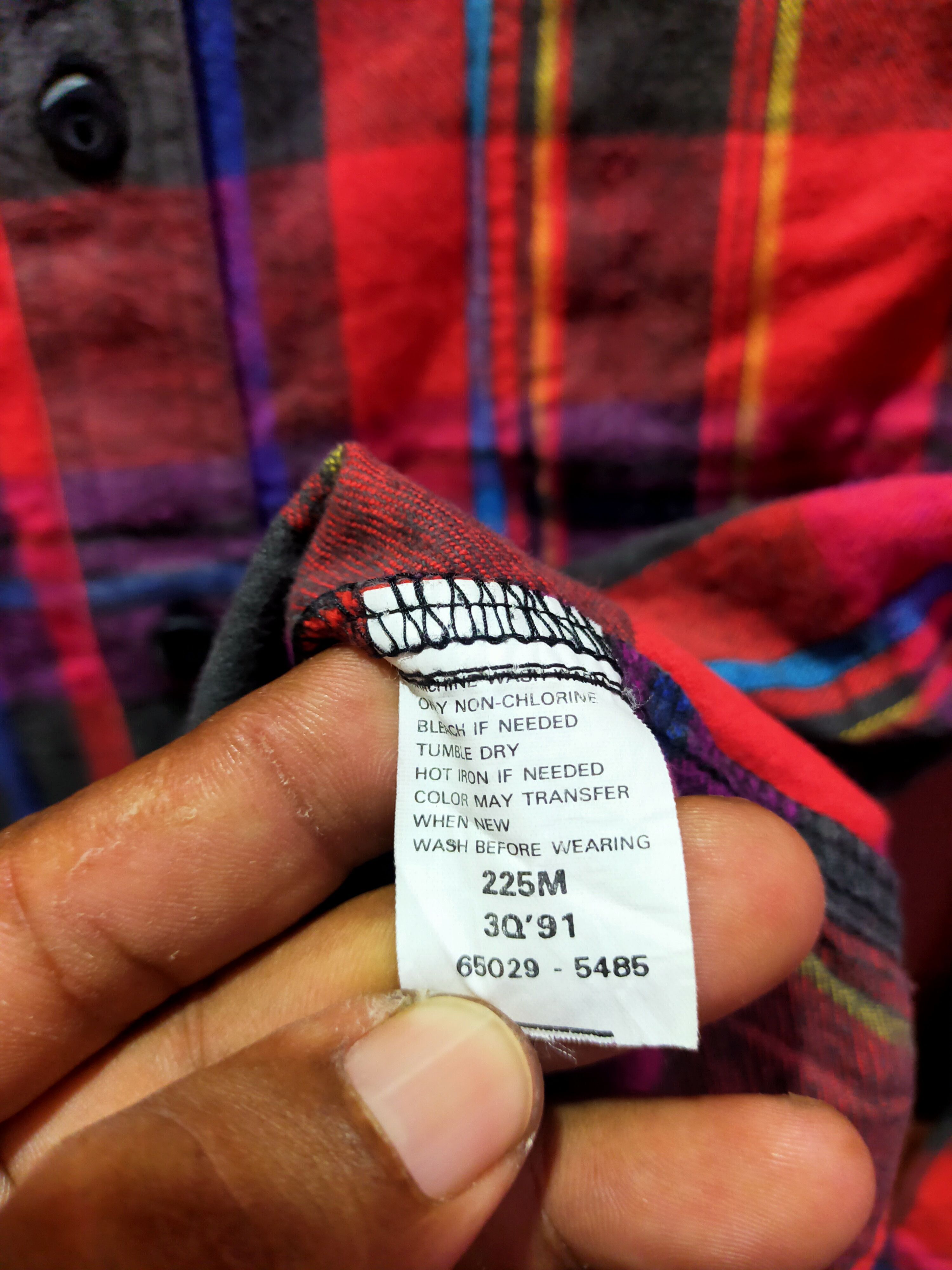 Levi's × Vintage Vintage Distressed Levi's Big E Plaid Shirt Button Up Size US XL / EU 56 / 4 - 7 Thumbnail