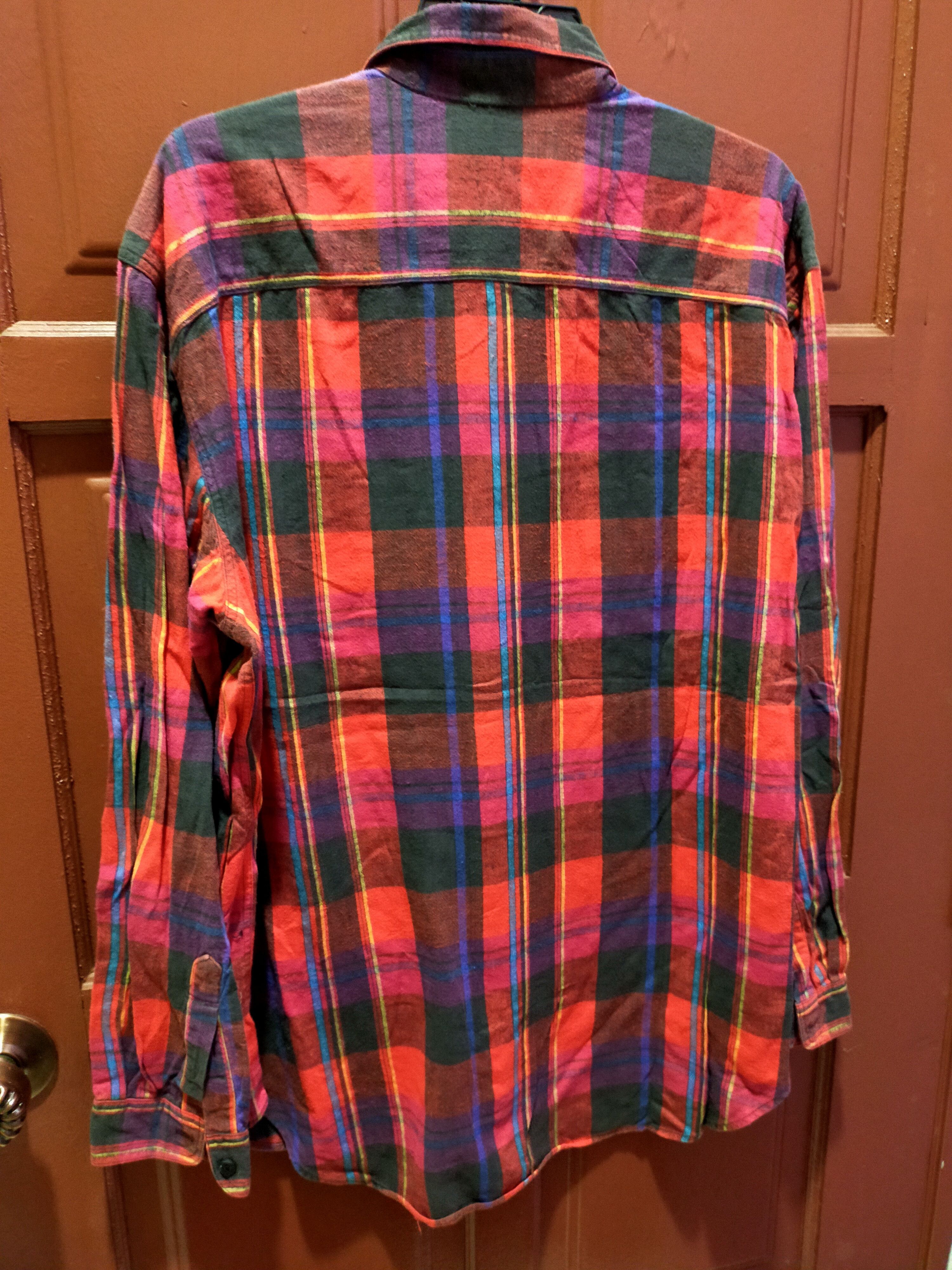 Levi's × Vintage Vintage Distressed Levi's Big E Plaid Shirt Button Up Size US XL / EU 56 / 4 - 2 Thumbnail