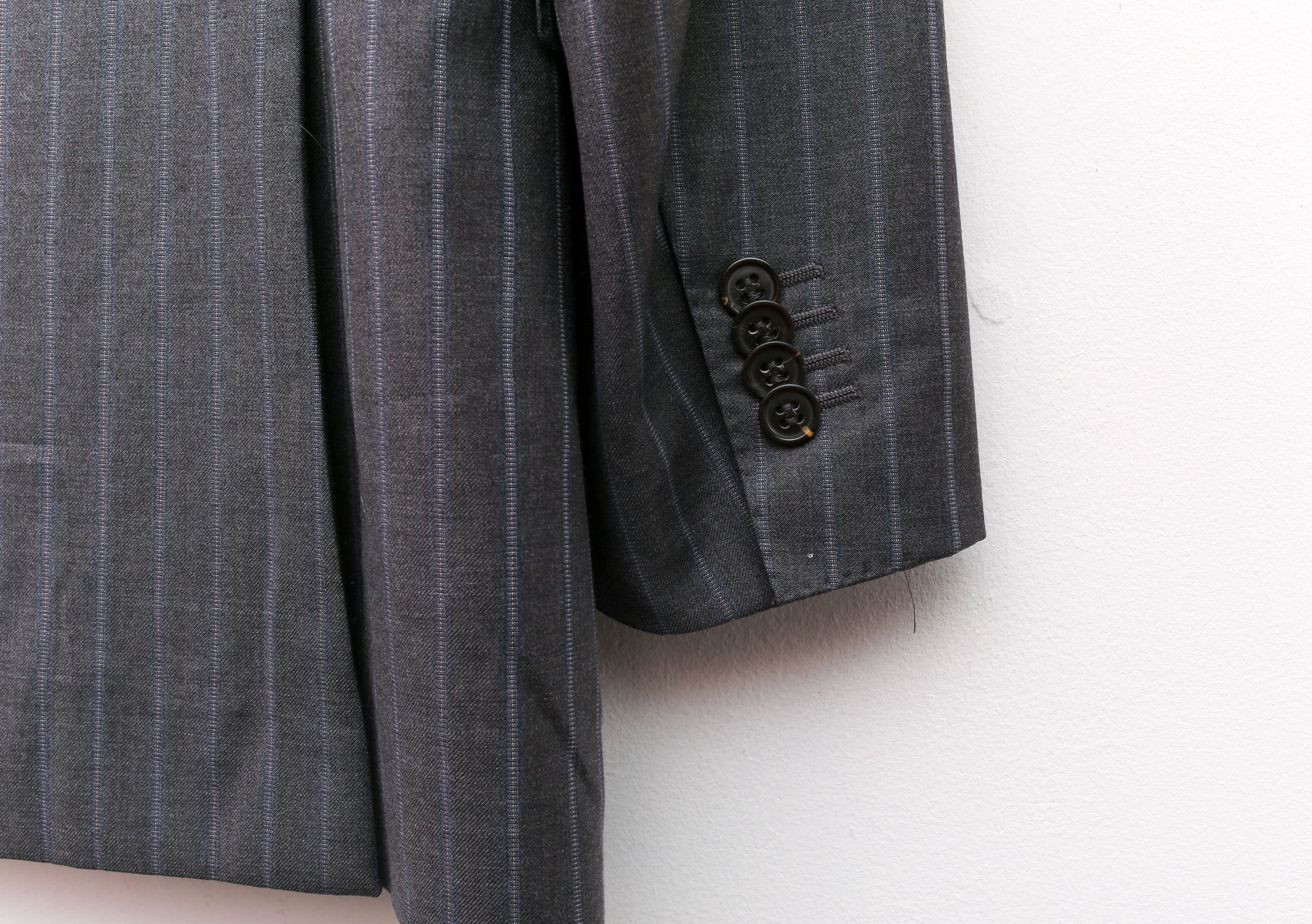 Suitsupply SUITSUPPLY Super 110 Wool Blazer Coat Pinstriped Jacket Size 42R - 5 Thumbnail