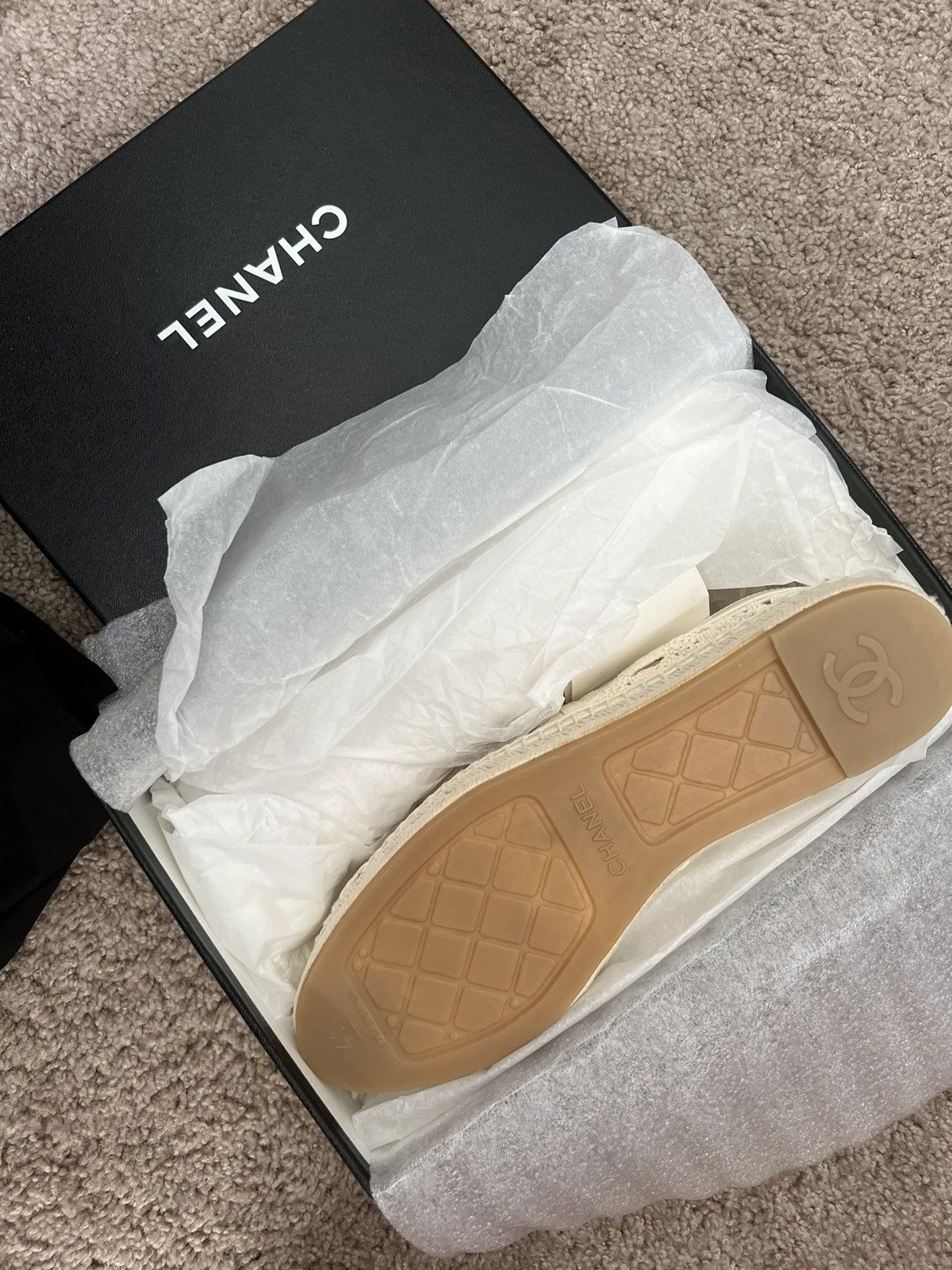 Chanel Chanel espadrilles beige and ivory Size US 11 / IT 41 - 3 Thumbnail