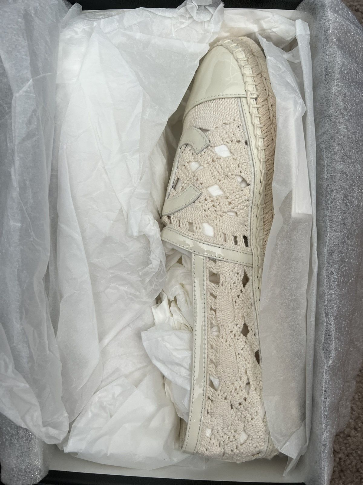 Chanel Chanel espadrilles beige and ivory Size US 11 / IT 41 - 2 Thumbnail