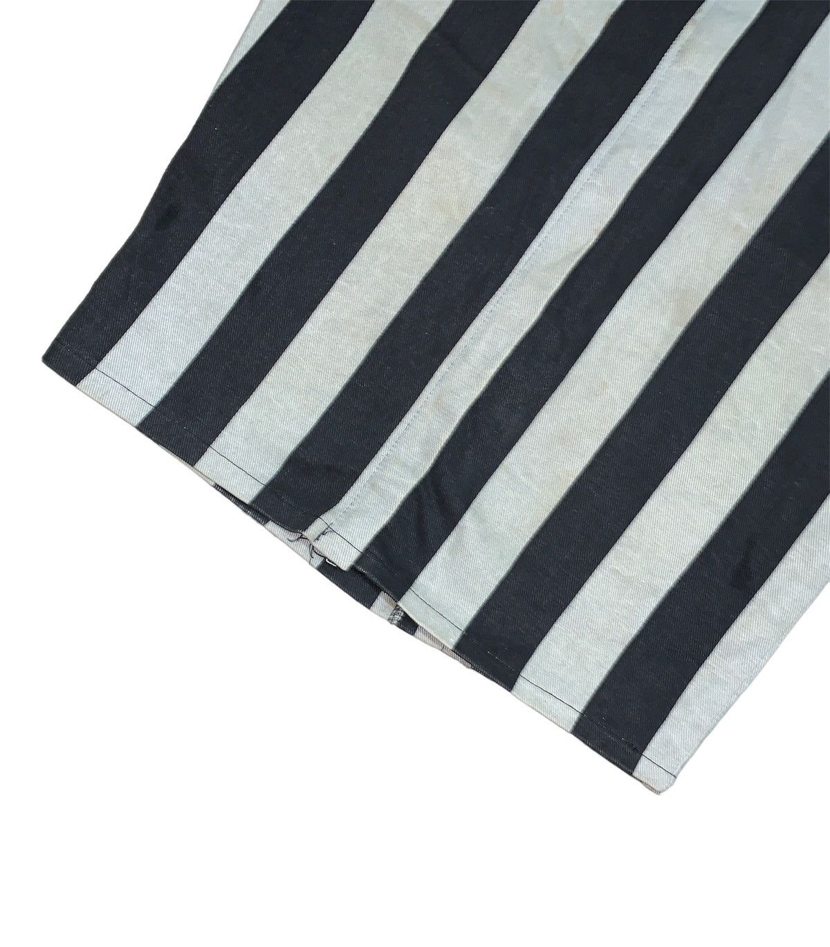 Fashion Victim Vintage LIP SERVICE Stripes Zipper Skirt. Size 34" / US 12 / IT 48 - 3 Thumbnail