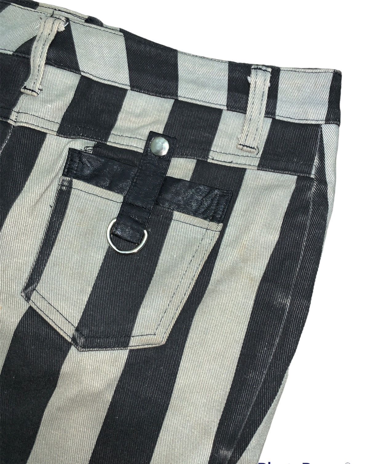 Fashion Victim Vintage LIP SERVICE Stripes Zipper Skirt. Size 34" / US 12 / IT 48 - 7 Thumbnail