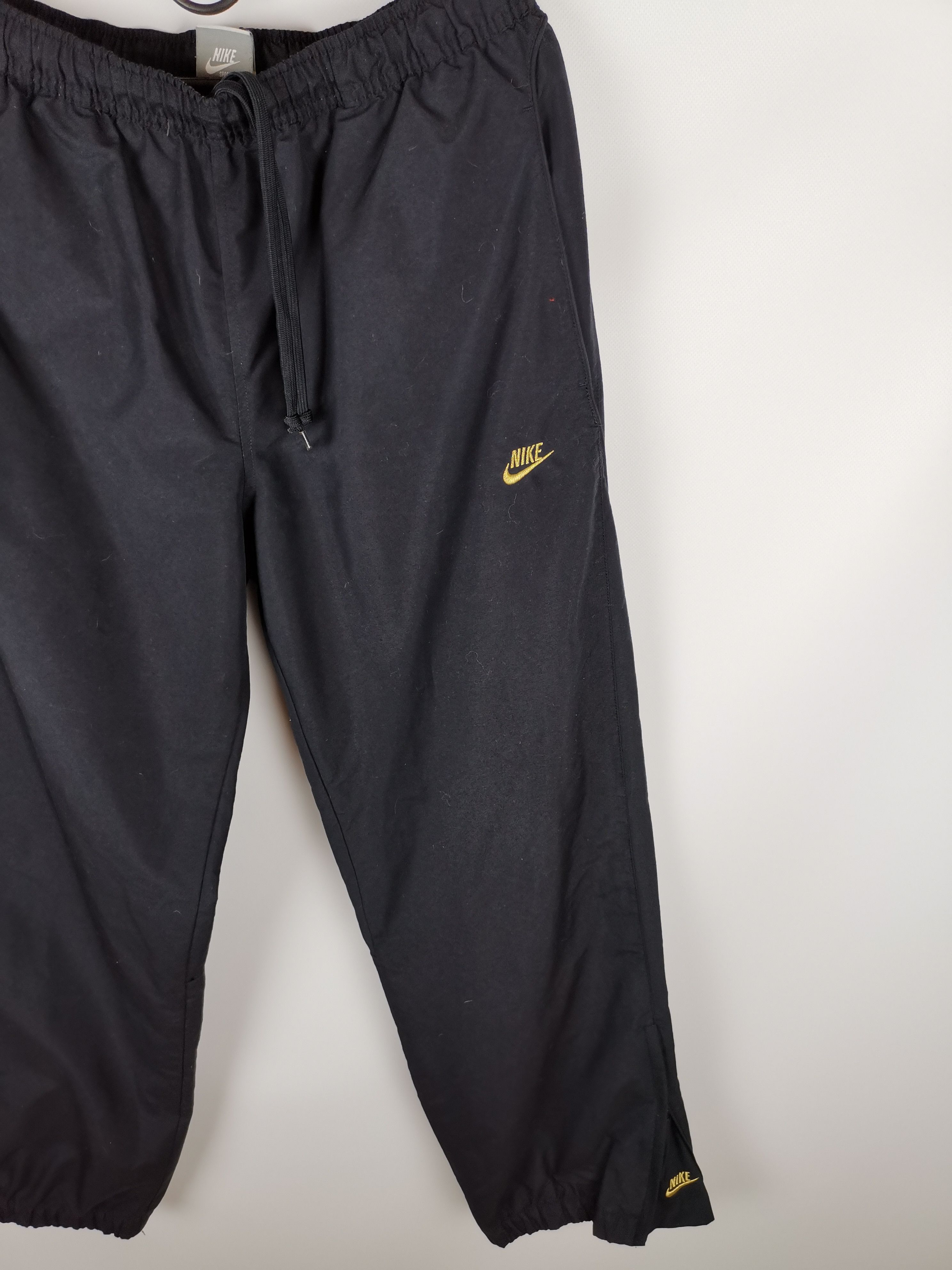 Nike Nike vintage y2k double logo black track pants Size US 32 / EU 48 - 4 Thumbnail