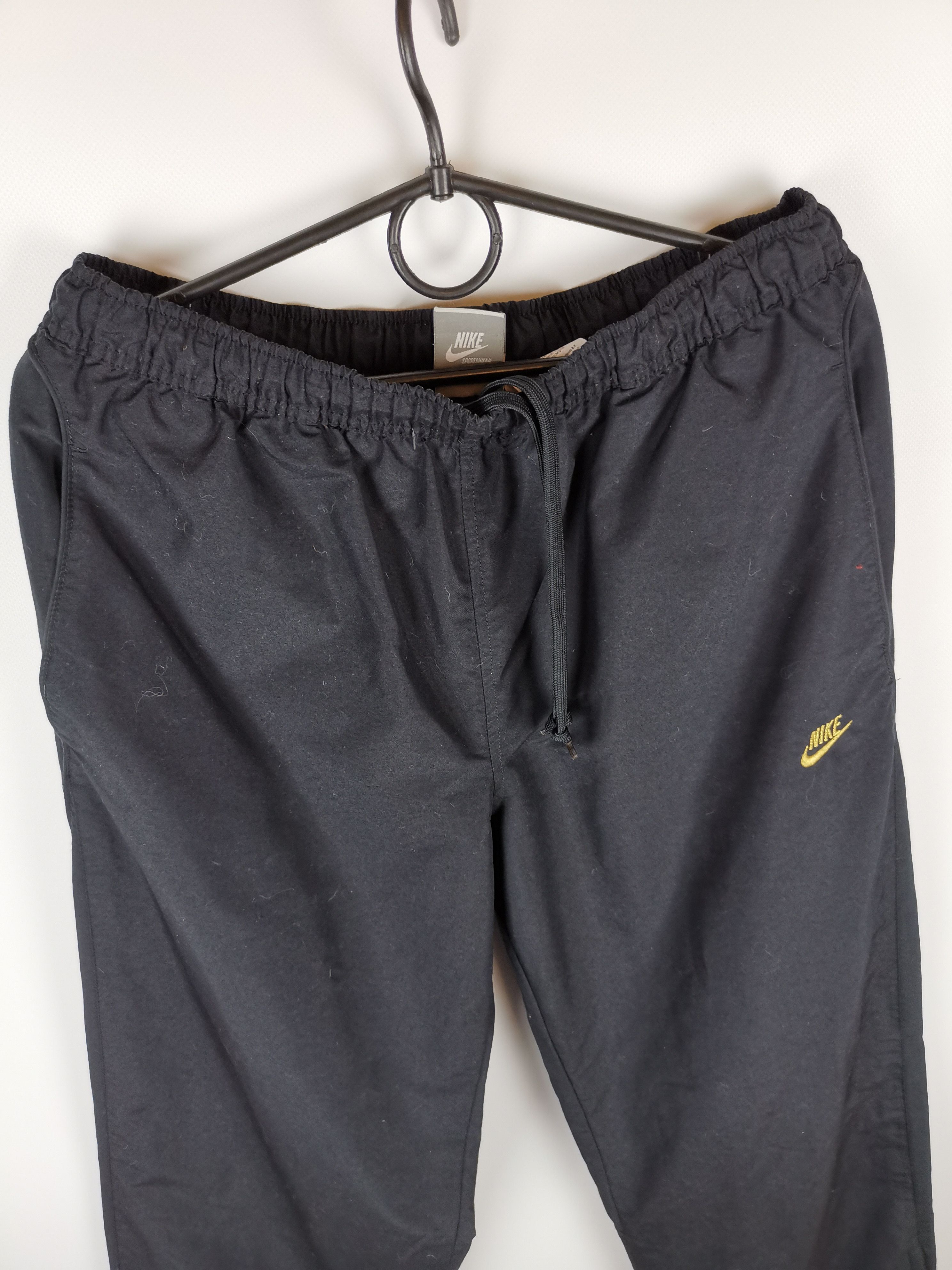 Nike Nike vintage y2k double logo black track pants Size US 32 / EU 48 - 3 Thumbnail