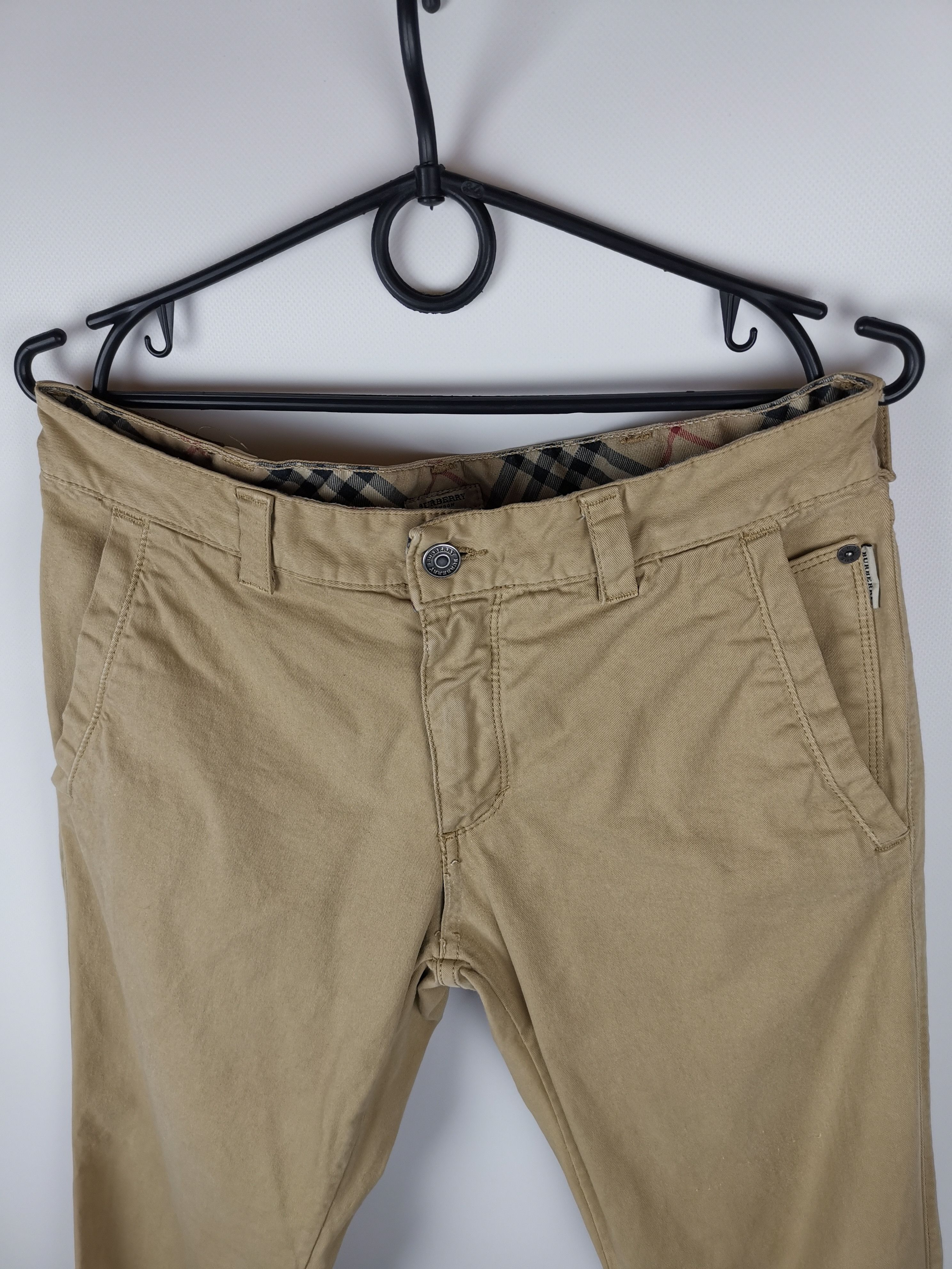 Burberry Burberry nova check beige casual logo pants Size US 30 / EU 46 - 4 Thumbnail