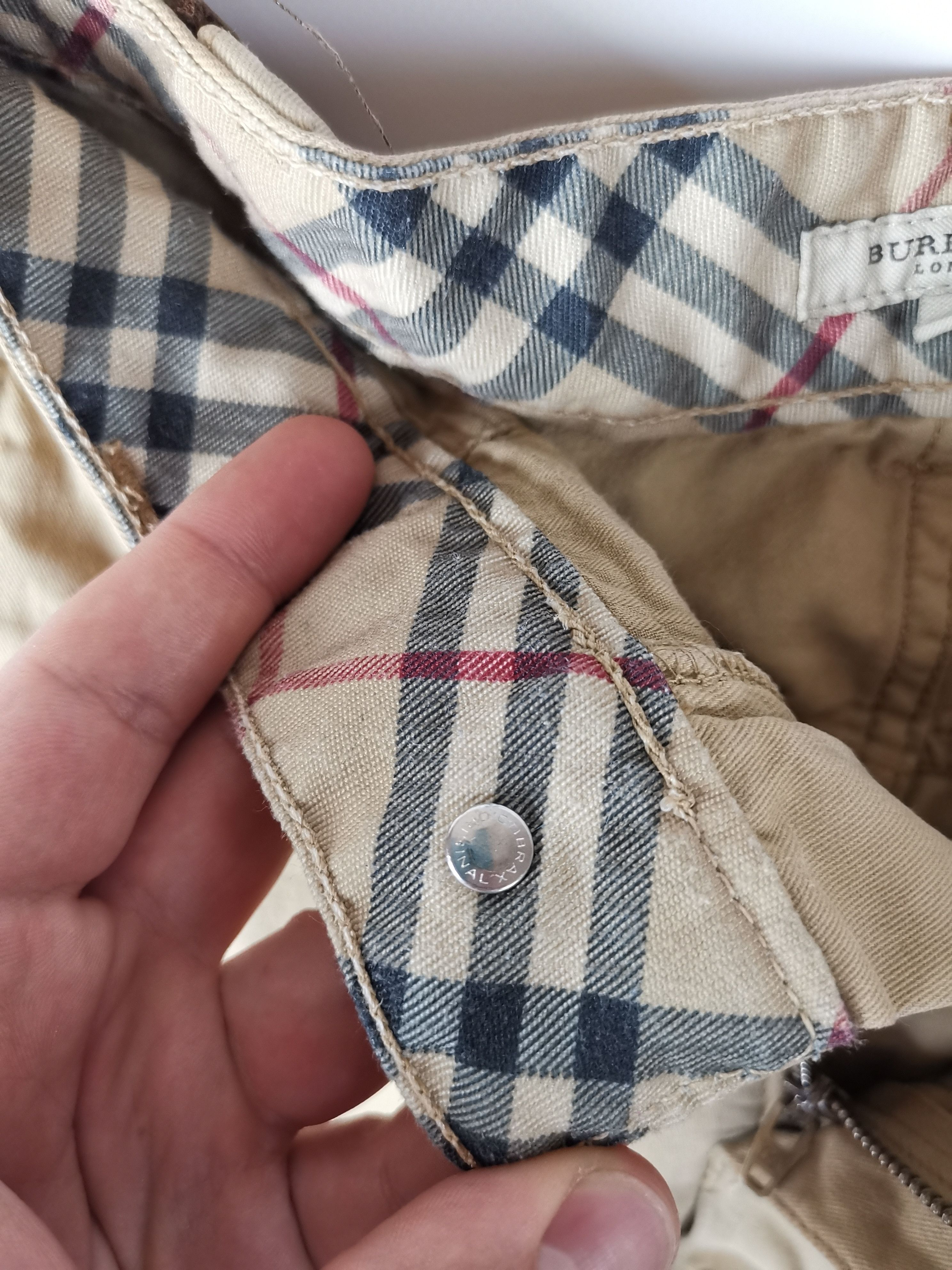 Burberry Burberry nova check beige casual logo pants Size US 30 / EU 46 - 6 Thumbnail