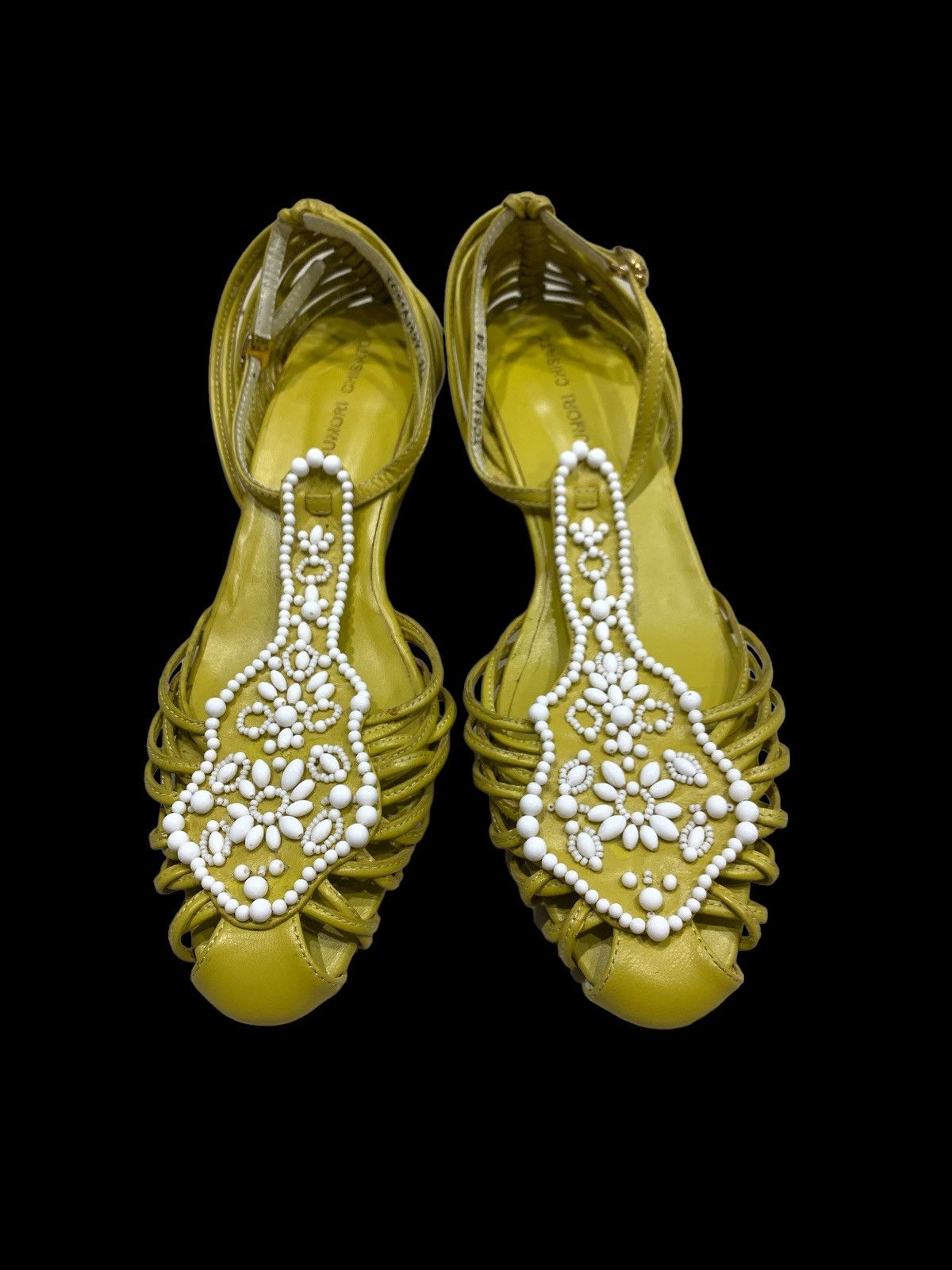 Issey Miyake TSUMORI CHISATO HAWAIIAN STYLE FRINGE SANDAL SHOES Size US 6 / IT 36 - 1 Thumbnail