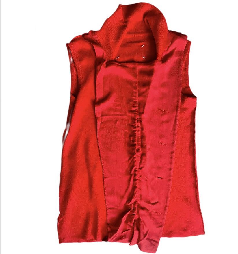 Maison Margiela SS07 Artisanal Wool Sleeveless Blazer Size L / US 10 / IT 46 - 4 Thumbnail