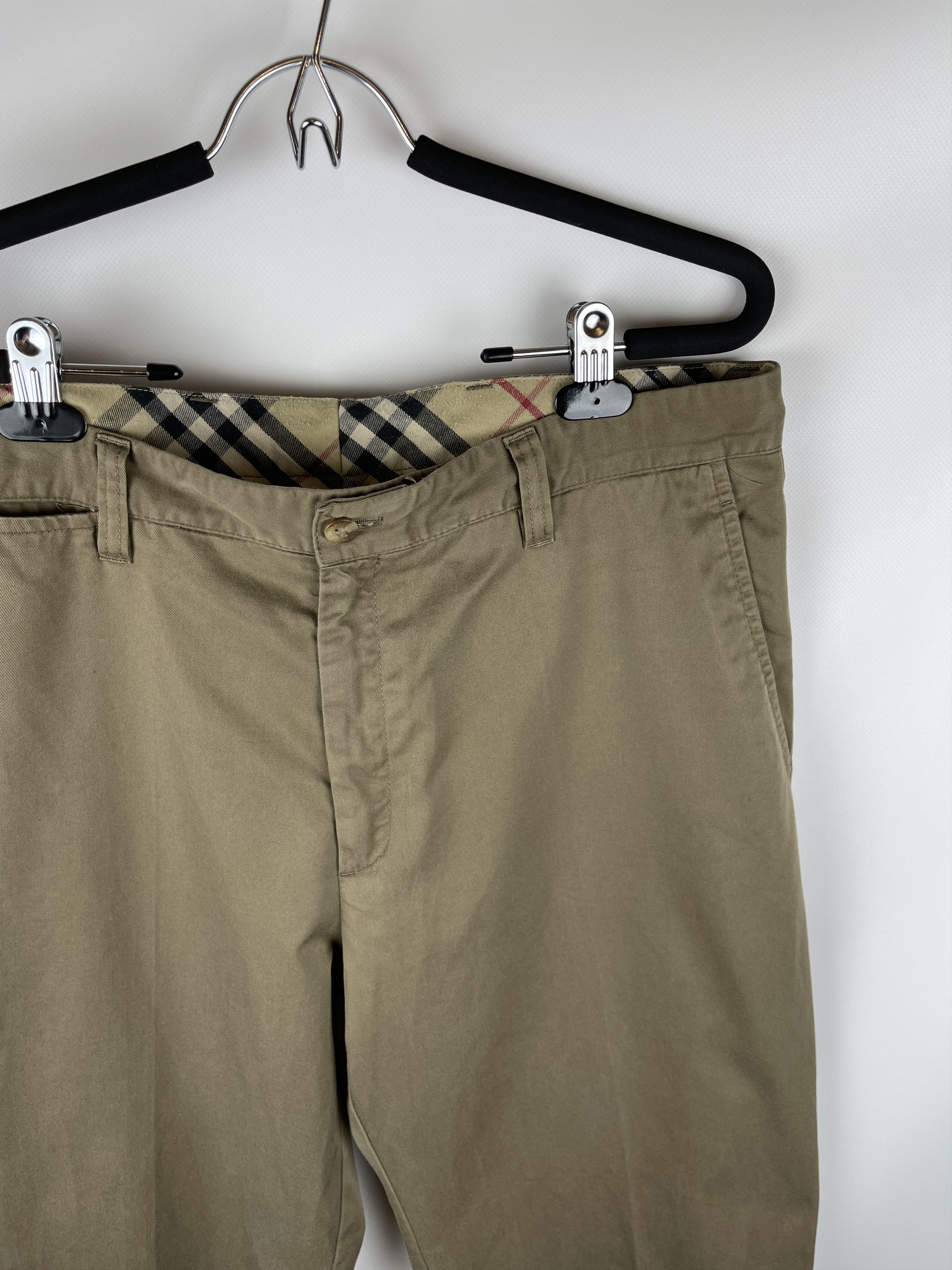 Burberry Burberry London nova check beige khaki chino pants trousers Size US 34 / EU 50 - 6 Thumbnail