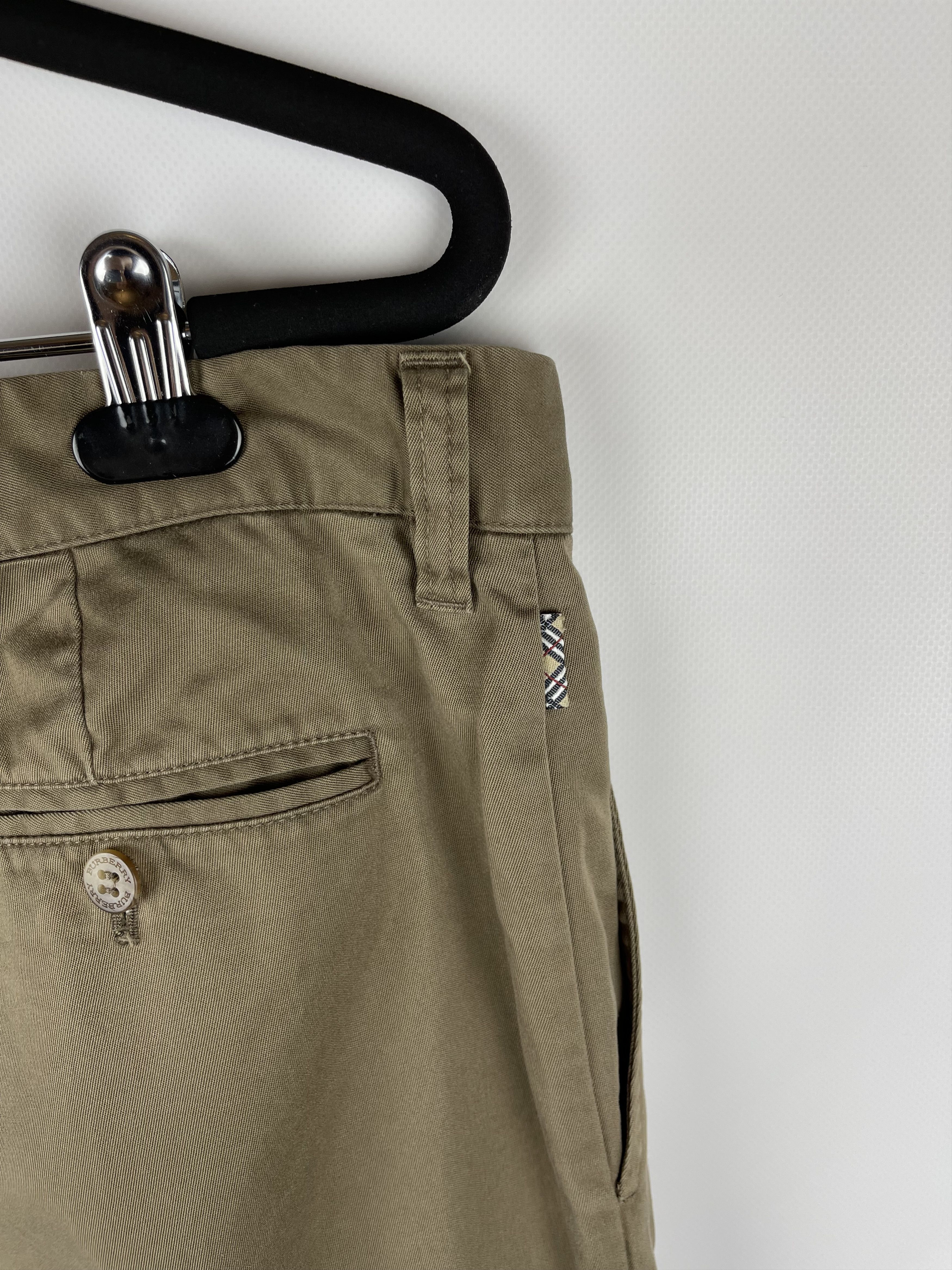 Burberry Burberry London nova check beige khaki chino pants trousers Size US 34 / EU 50 - 10 Thumbnail