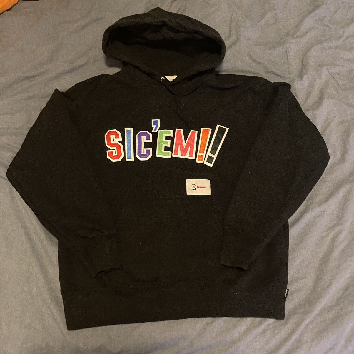 Supreme × Wtaps Used Supreme fw21 WTAPS hooded sweater Black Small 