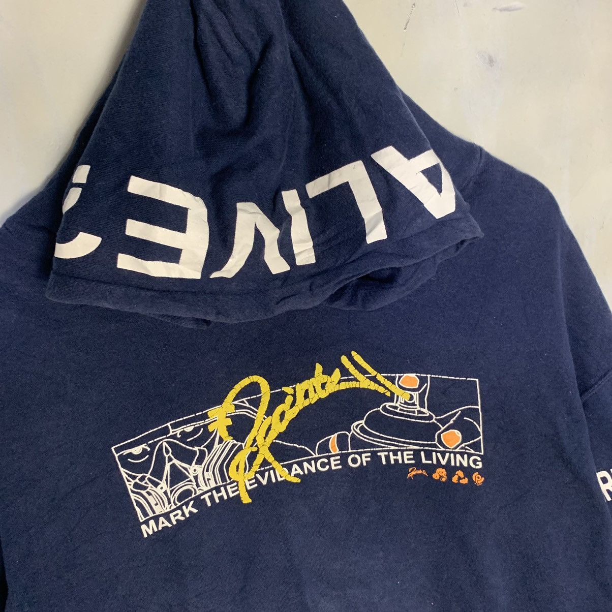 Japanese Brand Hoodie sweatshirt man batsu div Size US XL / EU 56 / 4 - 3 Thumbnail