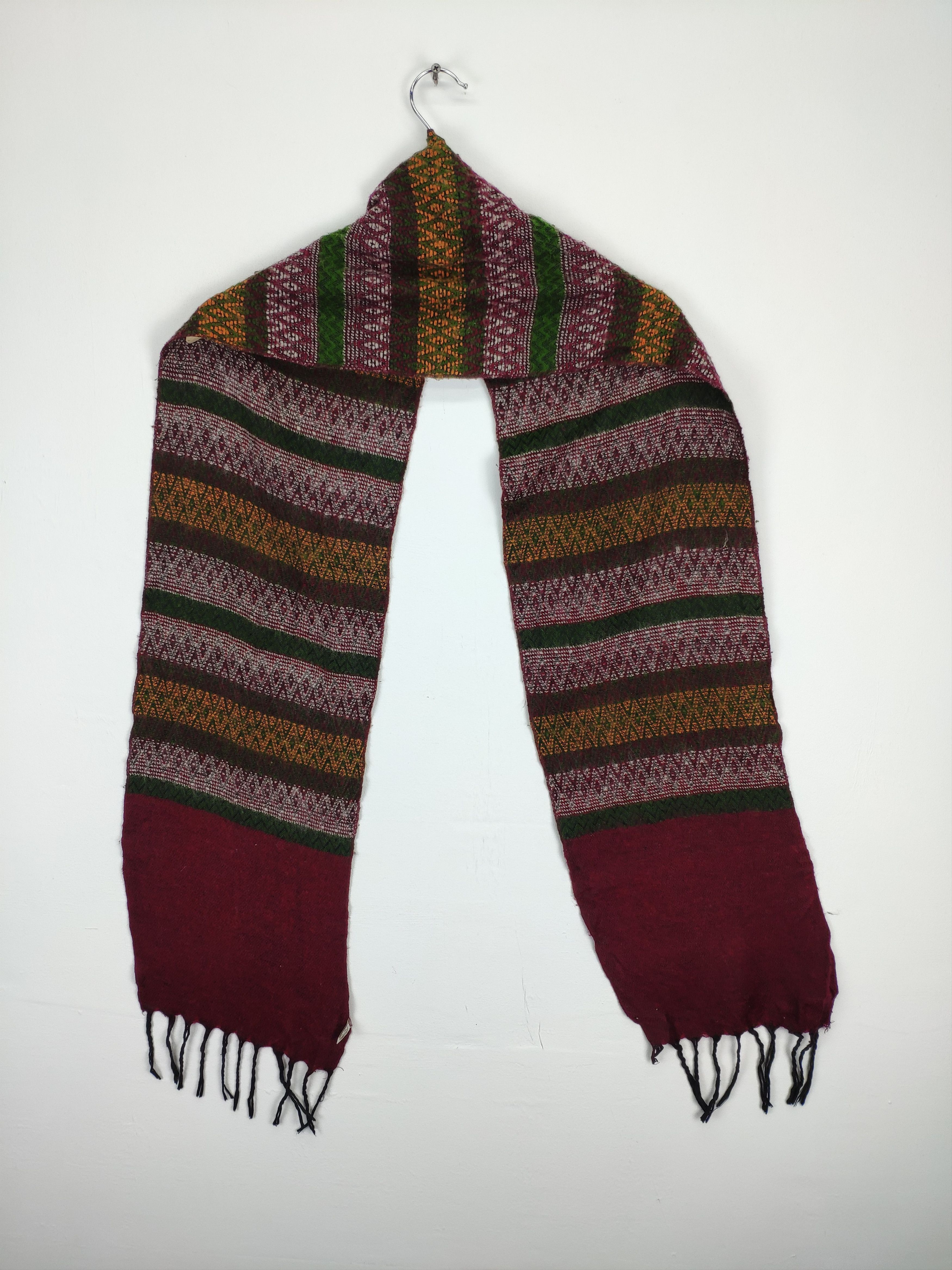 Native × Vintage Steal 💥 Unbranded Native Wool Scarf Muffler Size ONE SIZE - 9 Thumbnail