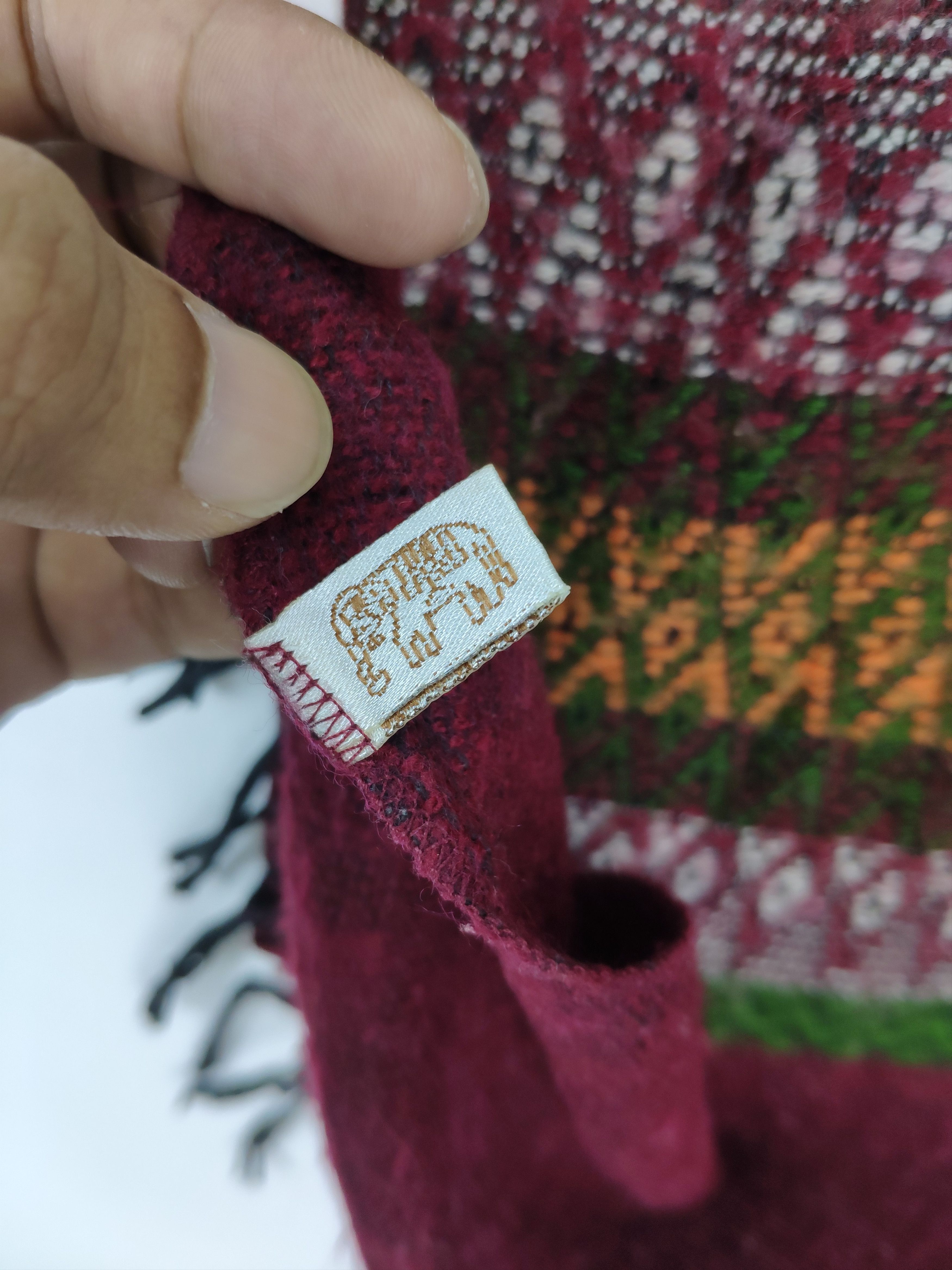 Native × Vintage Steal 💥 Unbranded Native Wool Scarf Muffler Size ONE SIZE - 7 Thumbnail