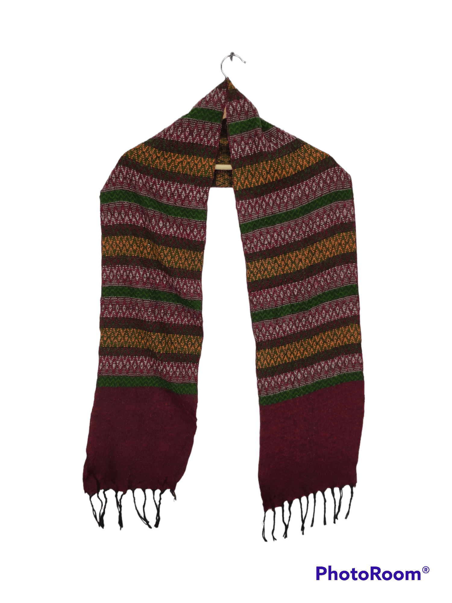 Native × Vintage Steal 💥 Unbranded Native Wool Scarf Muffler Size ONE SIZE - 1 Thumbnail