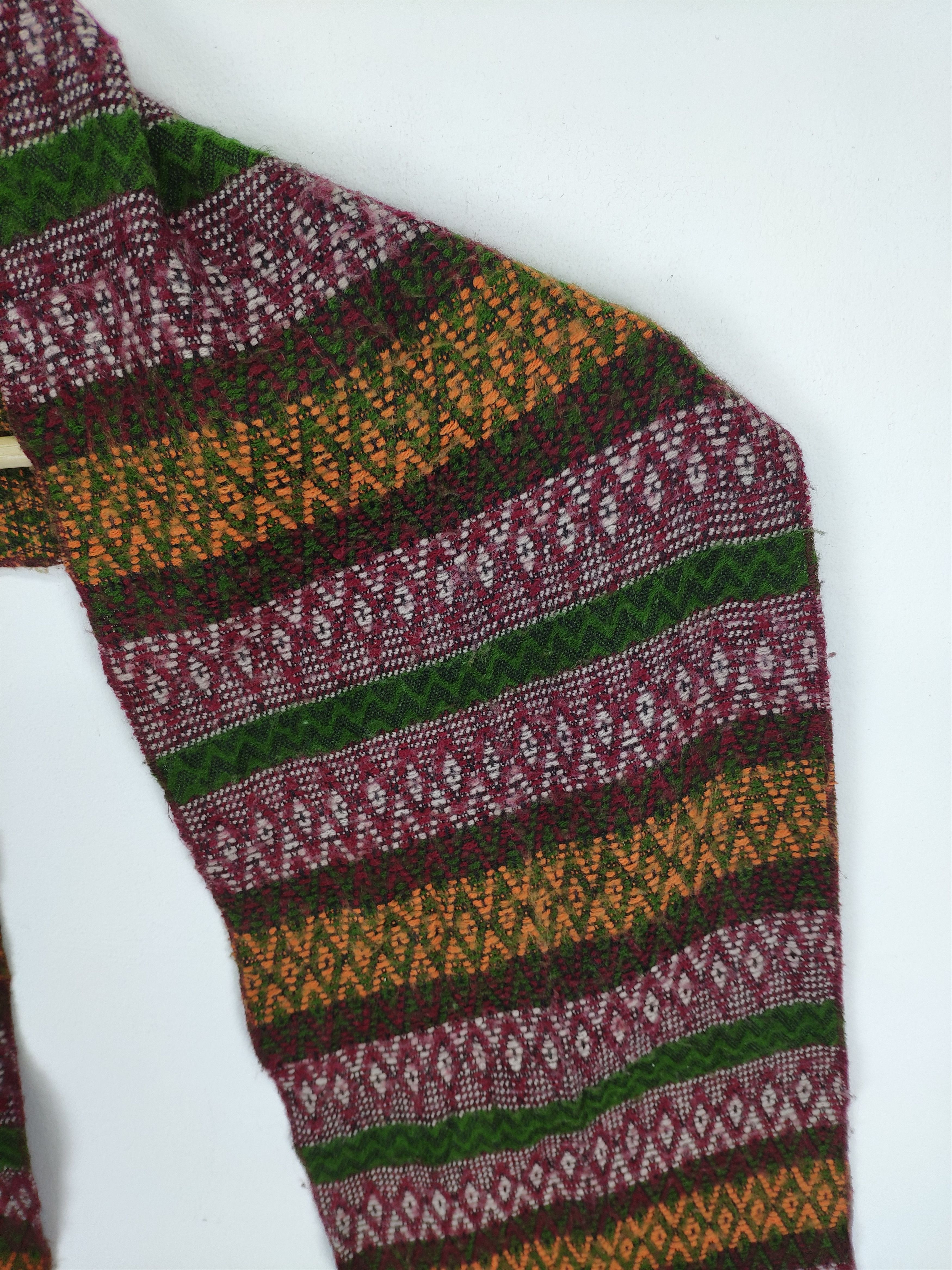 Native × Vintage Steal 💥 Unbranded Native Wool Scarf Muffler Size ONE SIZE - 4 Thumbnail