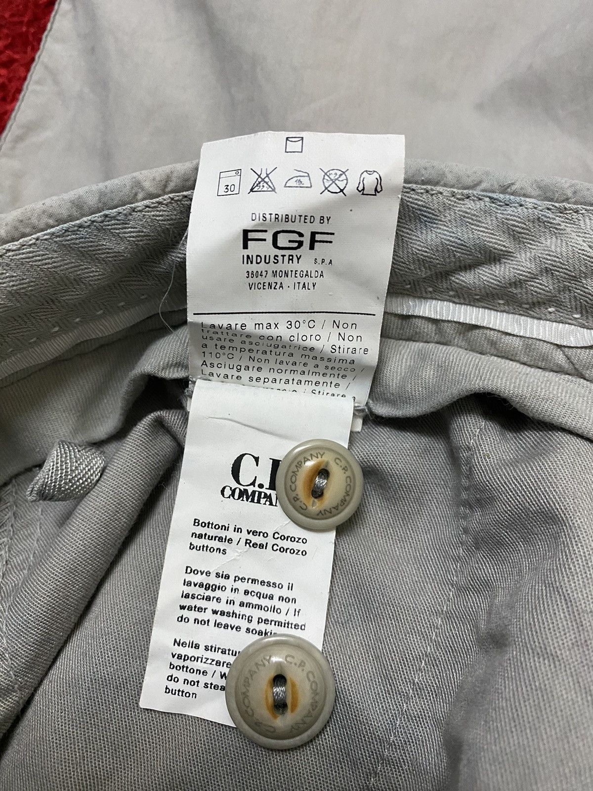 C.P. COMPANY GREAT THIN COTTON PANTS