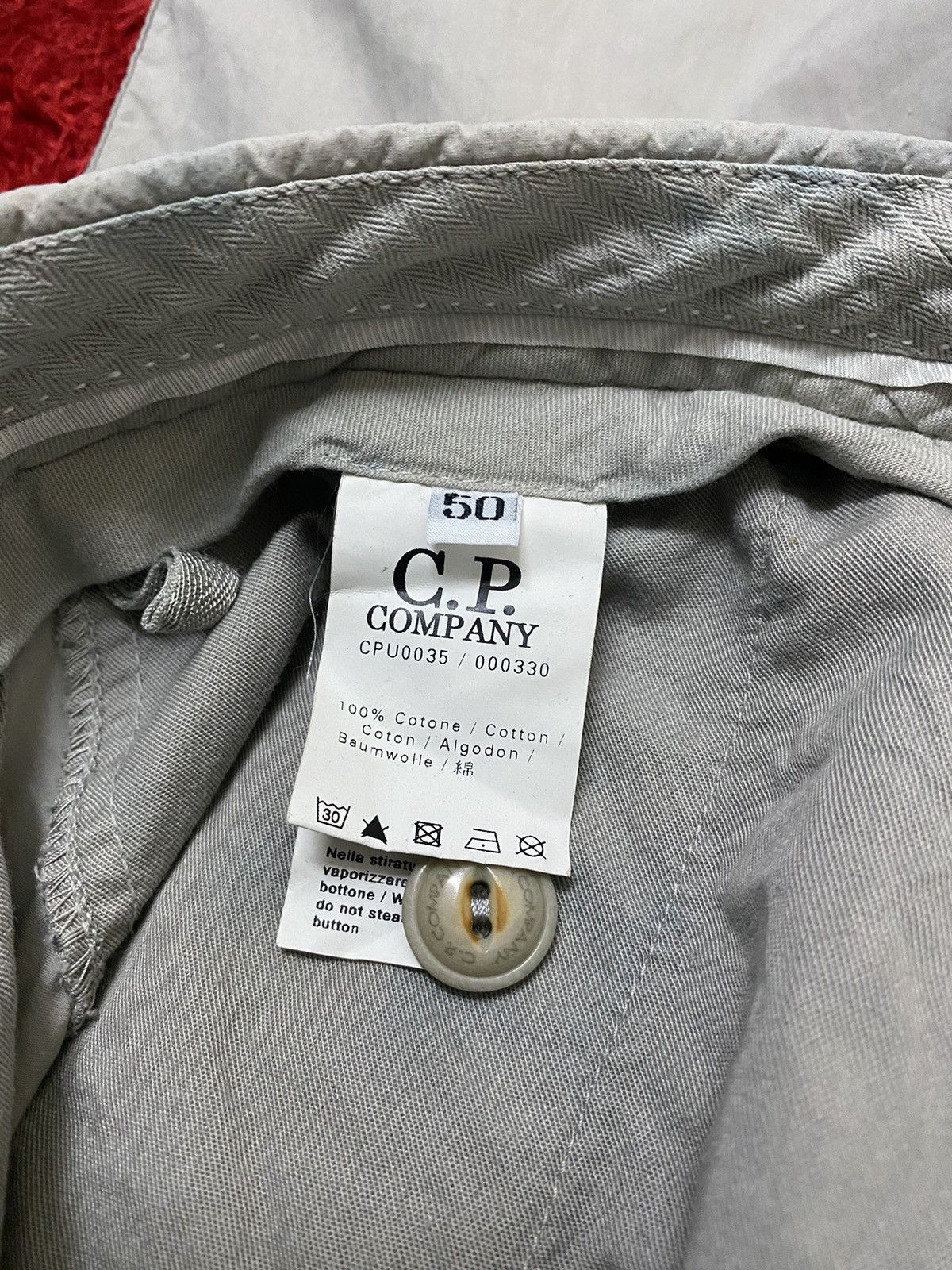 C.P. COMPANY GREAT THIN COTTON PANTS