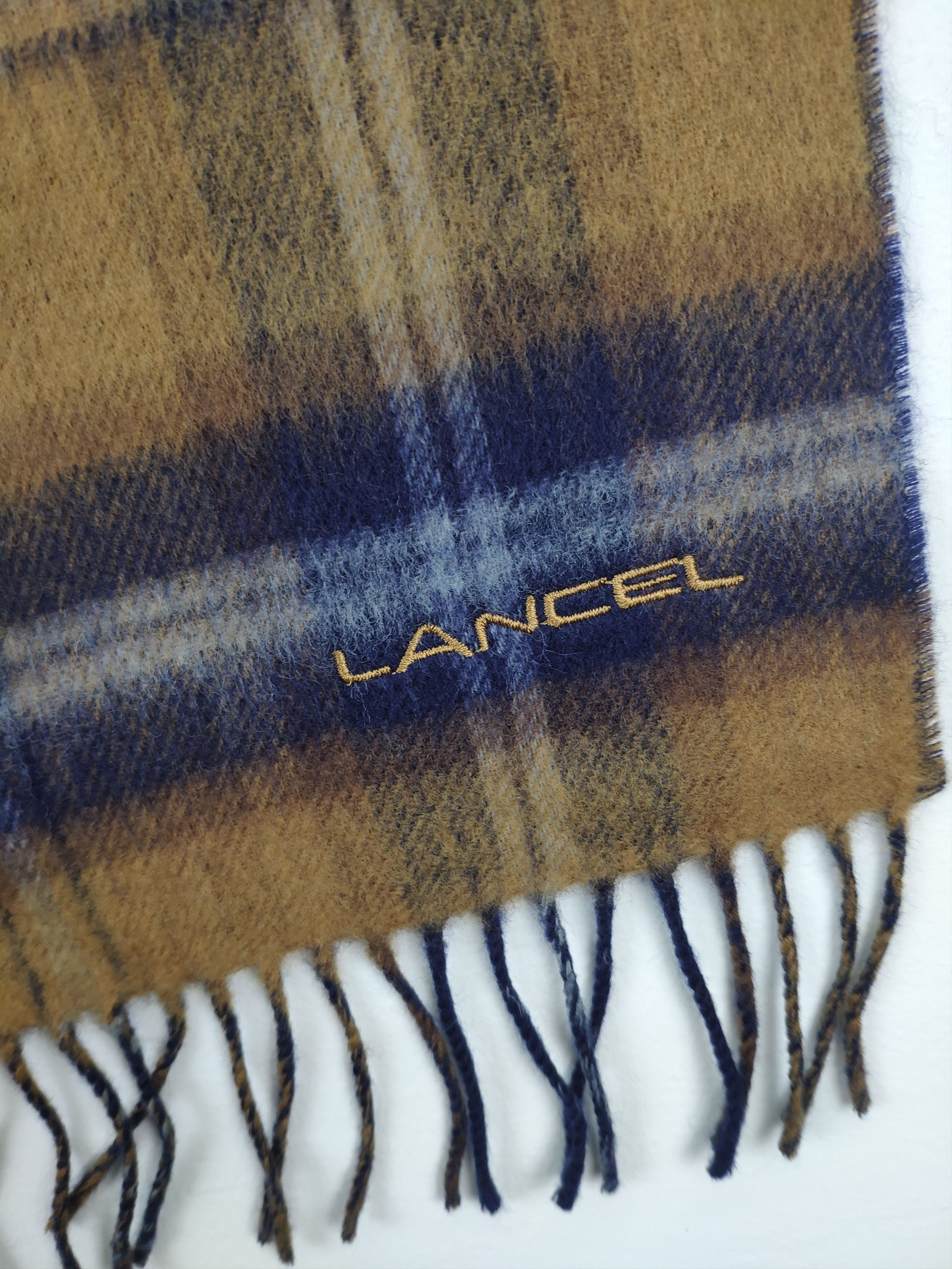 Lancel × Vintage Steal 💥 Lancel Wool Scarf Muffler Size ONE SIZE - 4 Thumbnail