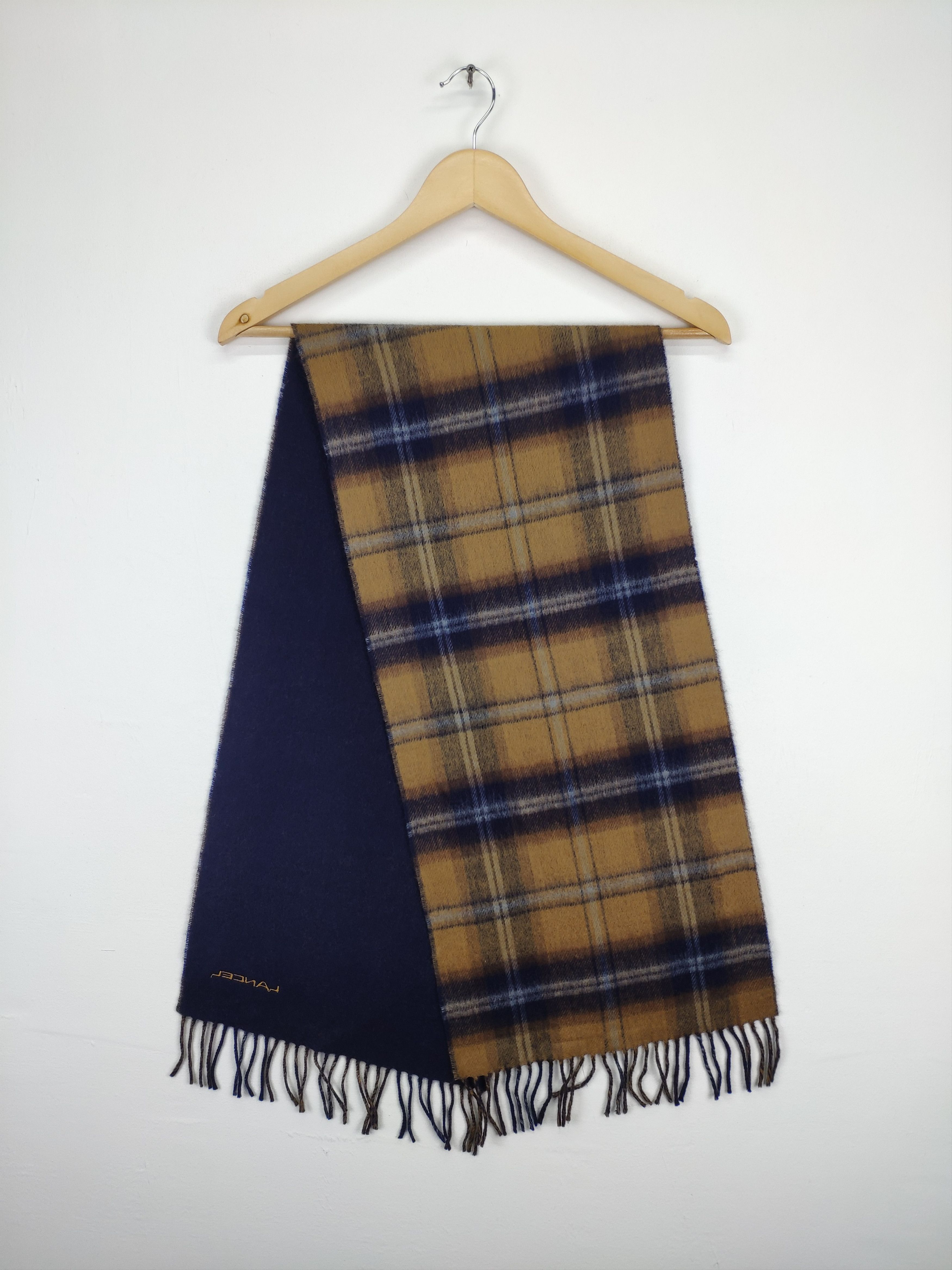 Lancel × Vintage Steal 💥 Lancel Wool Scarf Muffler Size ONE SIZE - 8 Thumbnail