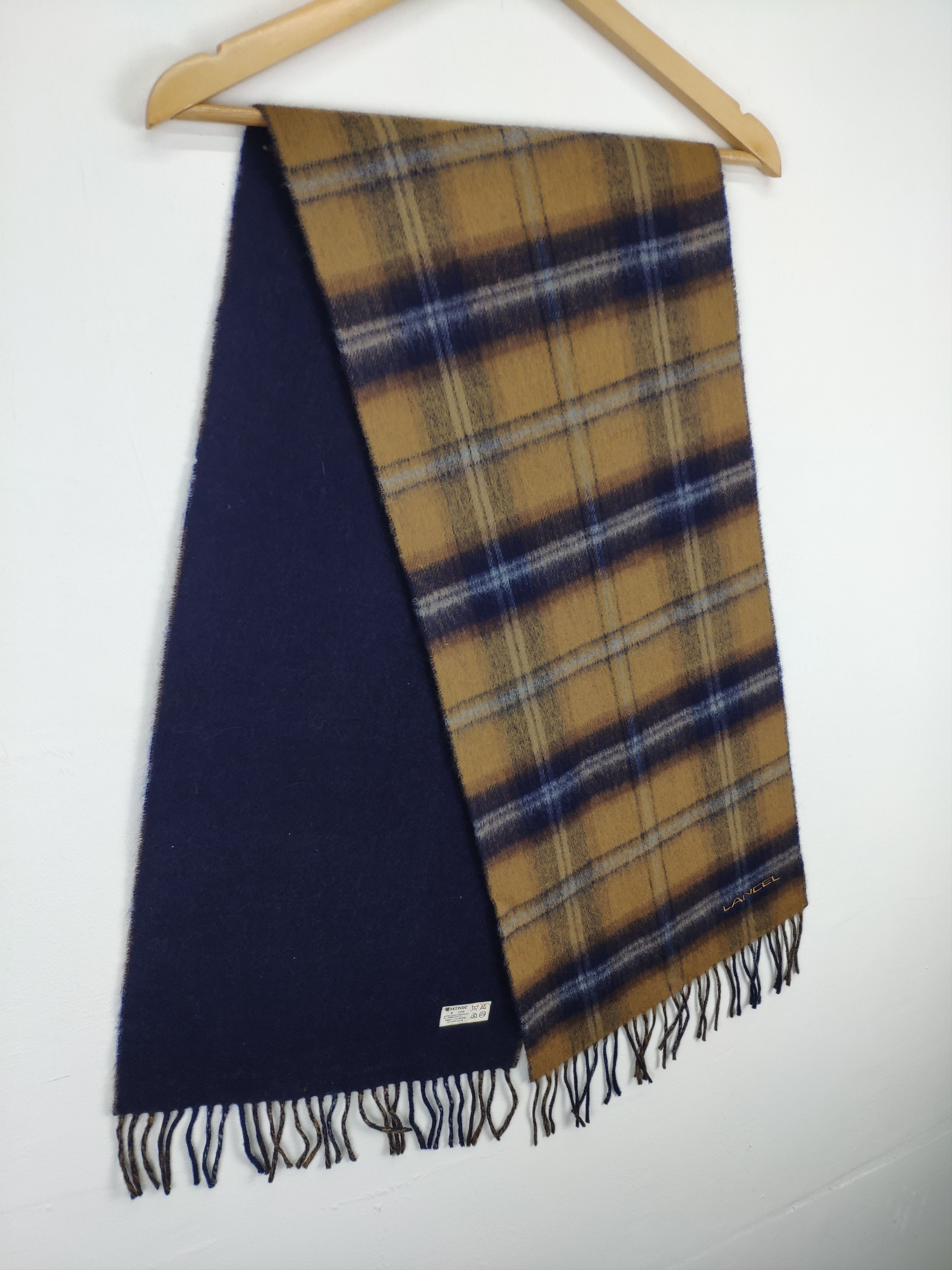Lancel × Vintage Steal 💥 Lancel Wool Scarf Muffler Size ONE SIZE - 3 Thumbnail