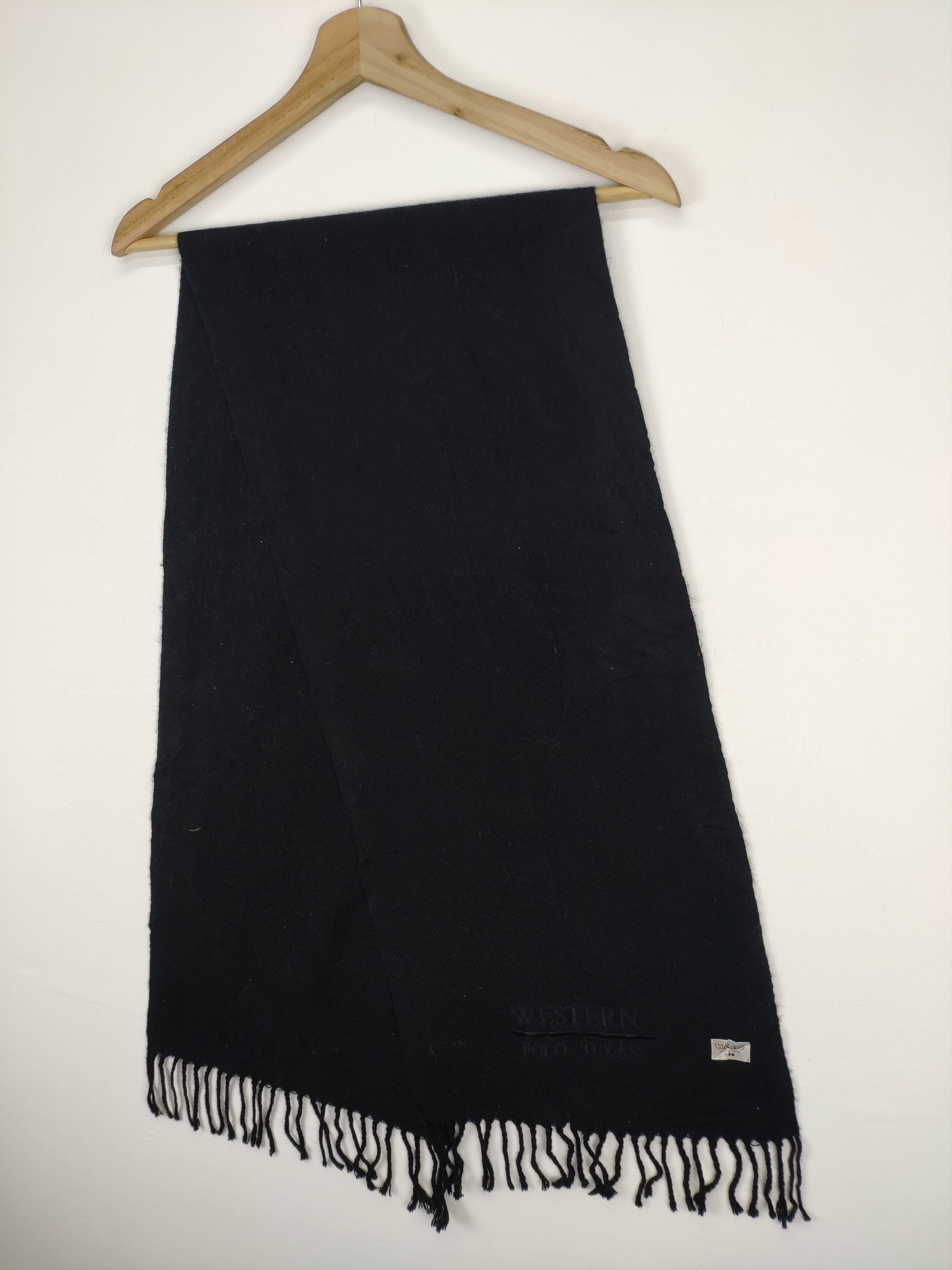 Vintage Steal 💥 Western Polo Texas Wool Scarf Muffler Size ONE SIZE - 2 Thumbnail