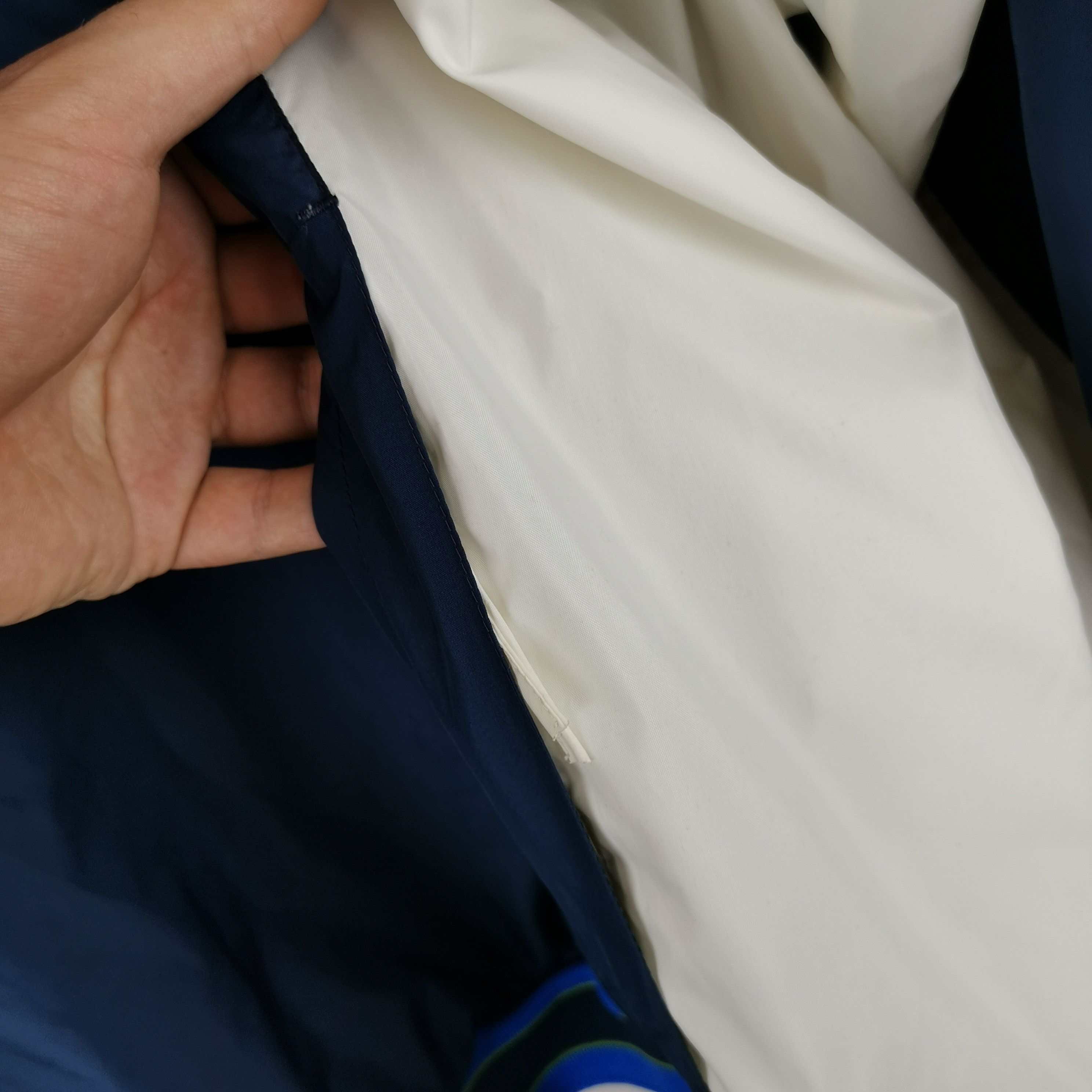 Nike Nike vintage 90s blue white anorak jacket Size US XL / EU 56 / 4 - 11 Thumbnail