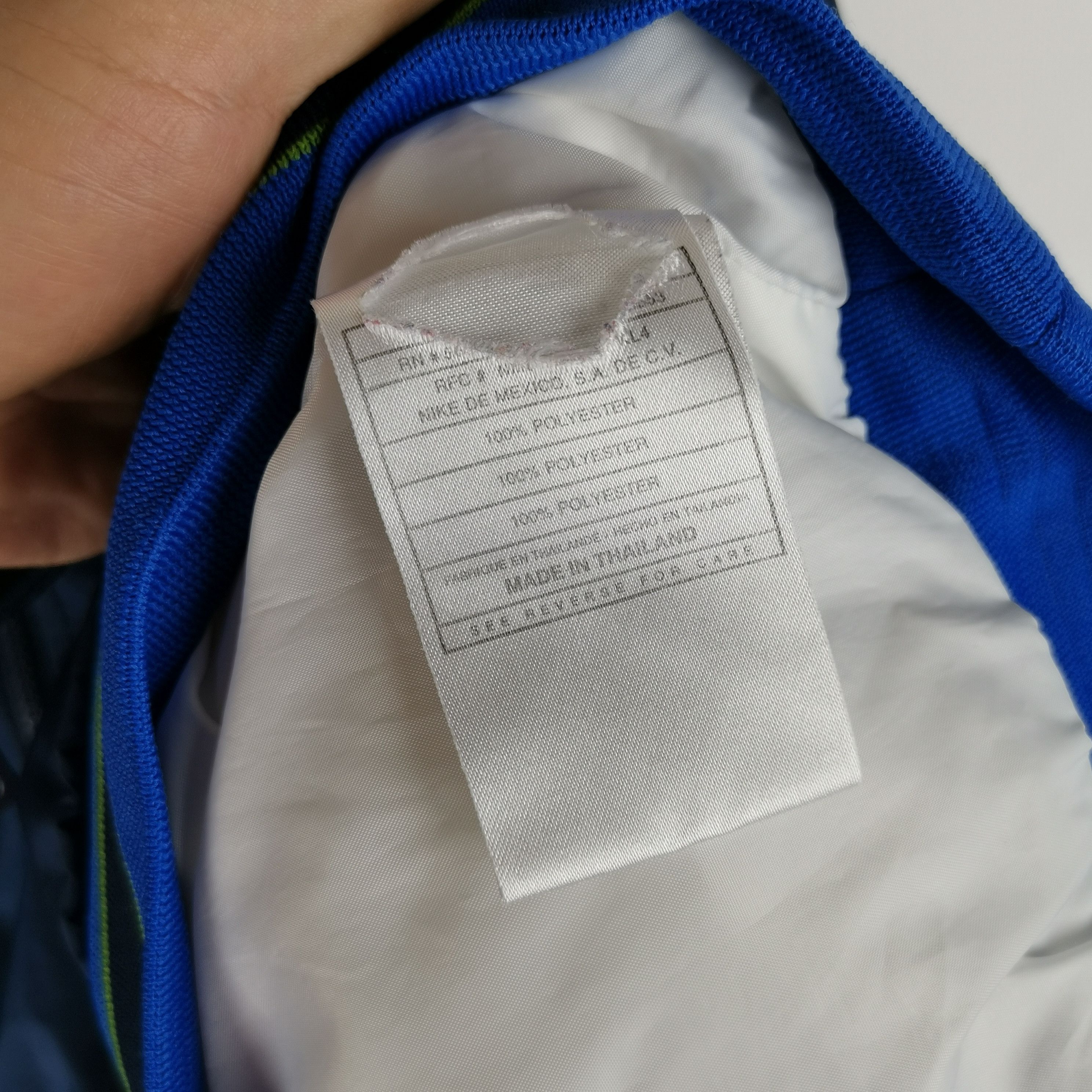 Nike Nike vintage 90s blue white anorak jacket Size US XL / EU 56 / 4 - 5 Thumbnail
