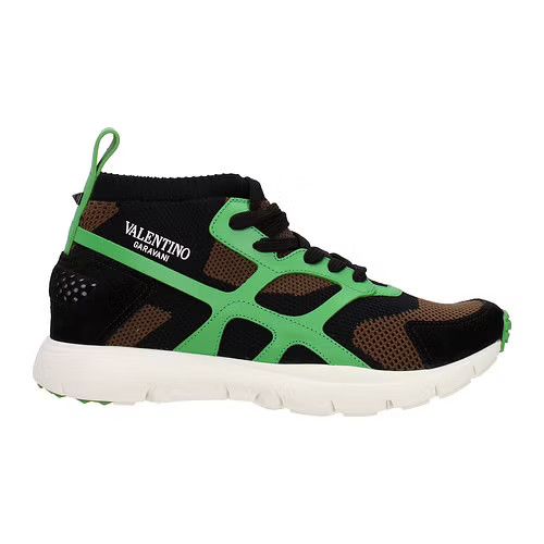 Sneakers in Black & Green