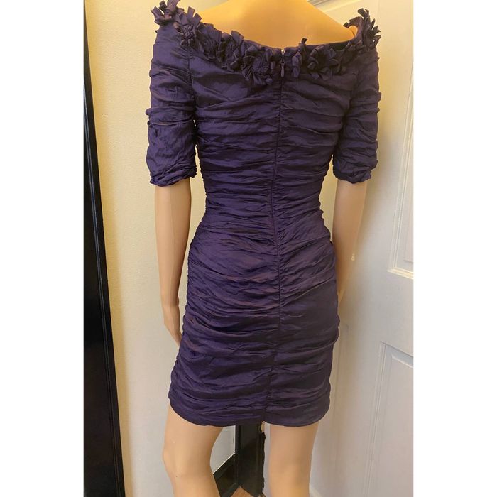 Bcbg Maxazria BCBGMaxazria Meredith Mini Dress Purple Holiday