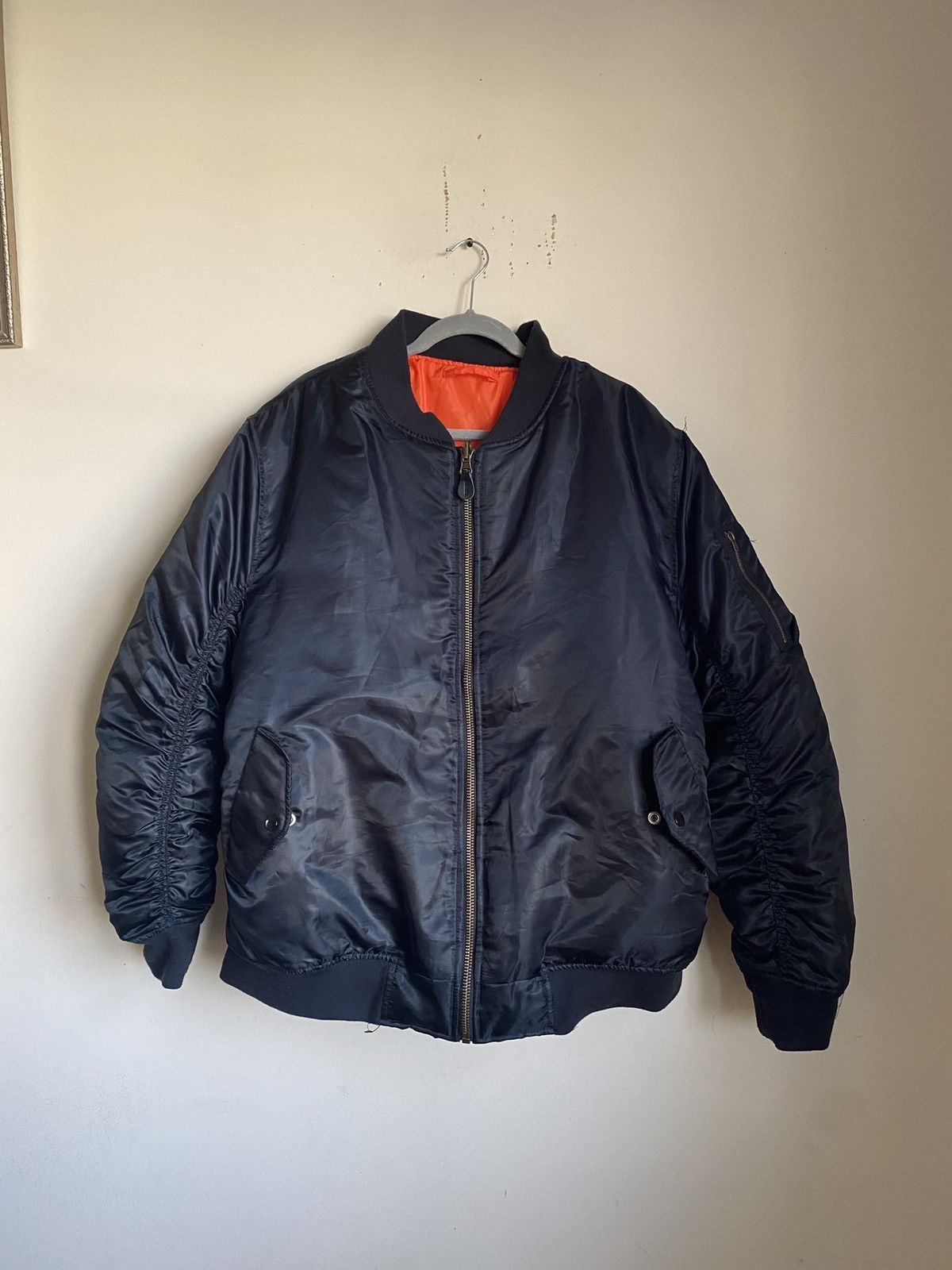 Vintage Vintage Military Bomber jacket Size US L / EU 52-54 / 3 - 1 Thumbnail