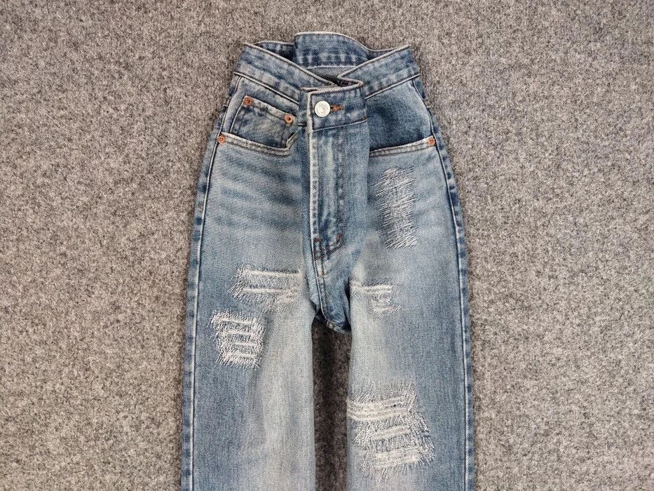 Japanese Brand Vintage 90's Japan Distressed Denim Original Gany Jeans Size US 32 / EU 48 - 3 Thumbnail