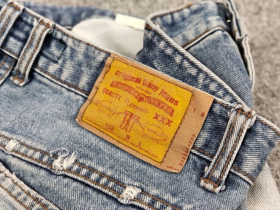 Japanese Brand Vintage 90's Japan Distressed Denim Original Gany Jeans Size US 32 / EU 48 - 9 Thumbnail