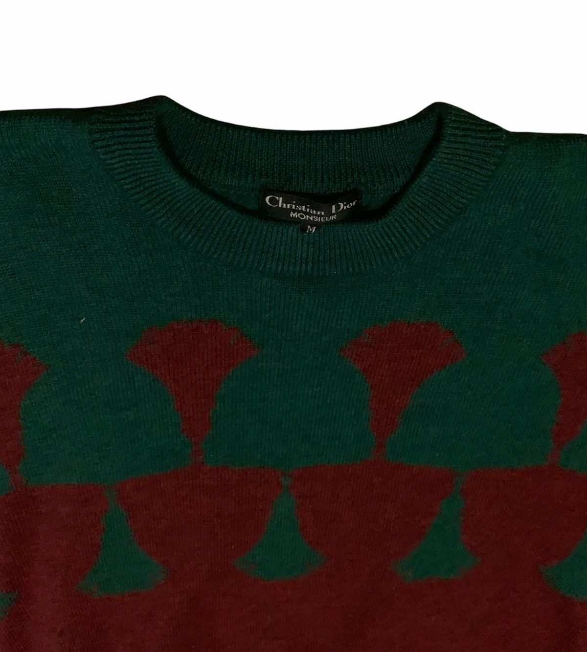 Christian Dior Monsieur Very Rare Vintage Brand Christan Dior Wool Knitwear 1990s Size US M / EU 48-50 / 2 - 5 Thumbnail