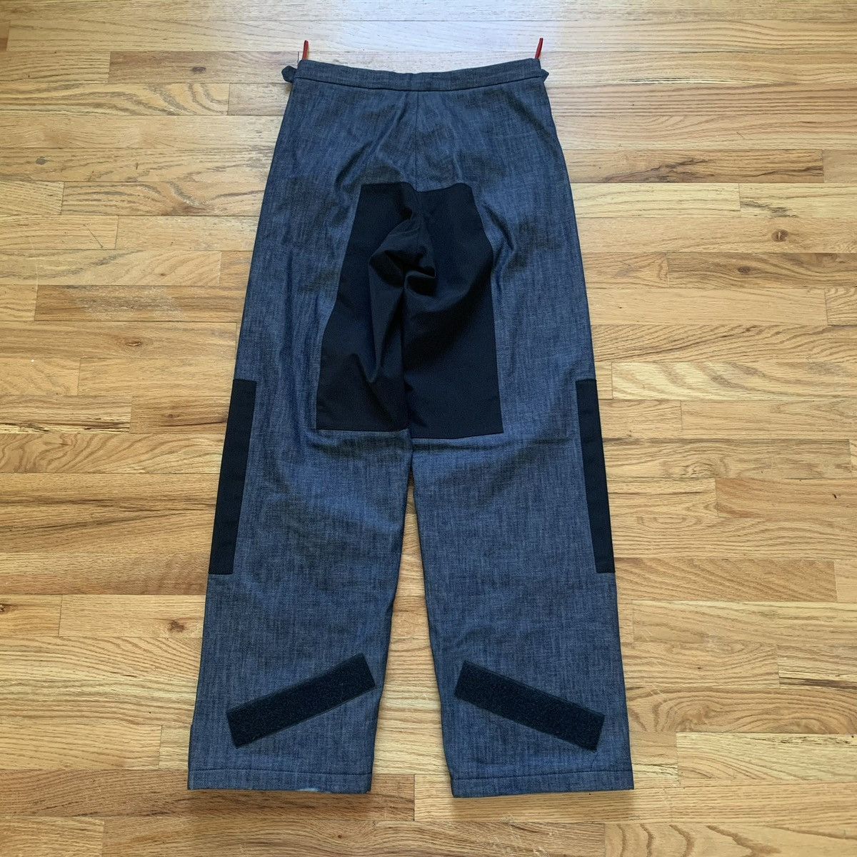 Prada Early 2000s Denim Fleece-Lined Shell Pants Size US 30 / EU 46 - 3 Thumbnail
